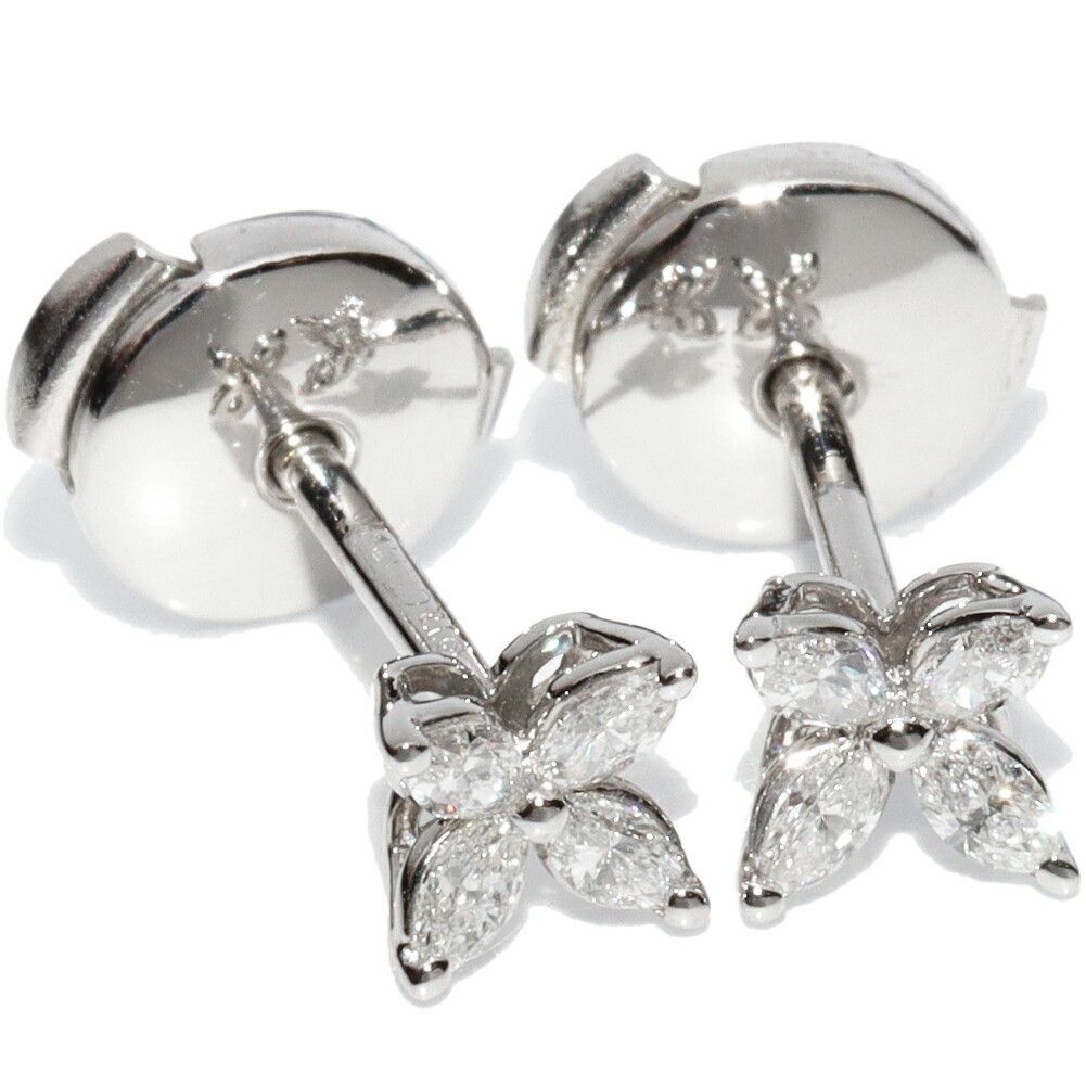 Tiffany & Co. Tiffany & Co. Tiffany & Co. Victoria Pt950 Diamond Earrings Precious Metal Earrings DUTY FREE for USA Size ONE SIZE - 1 Thumbnail