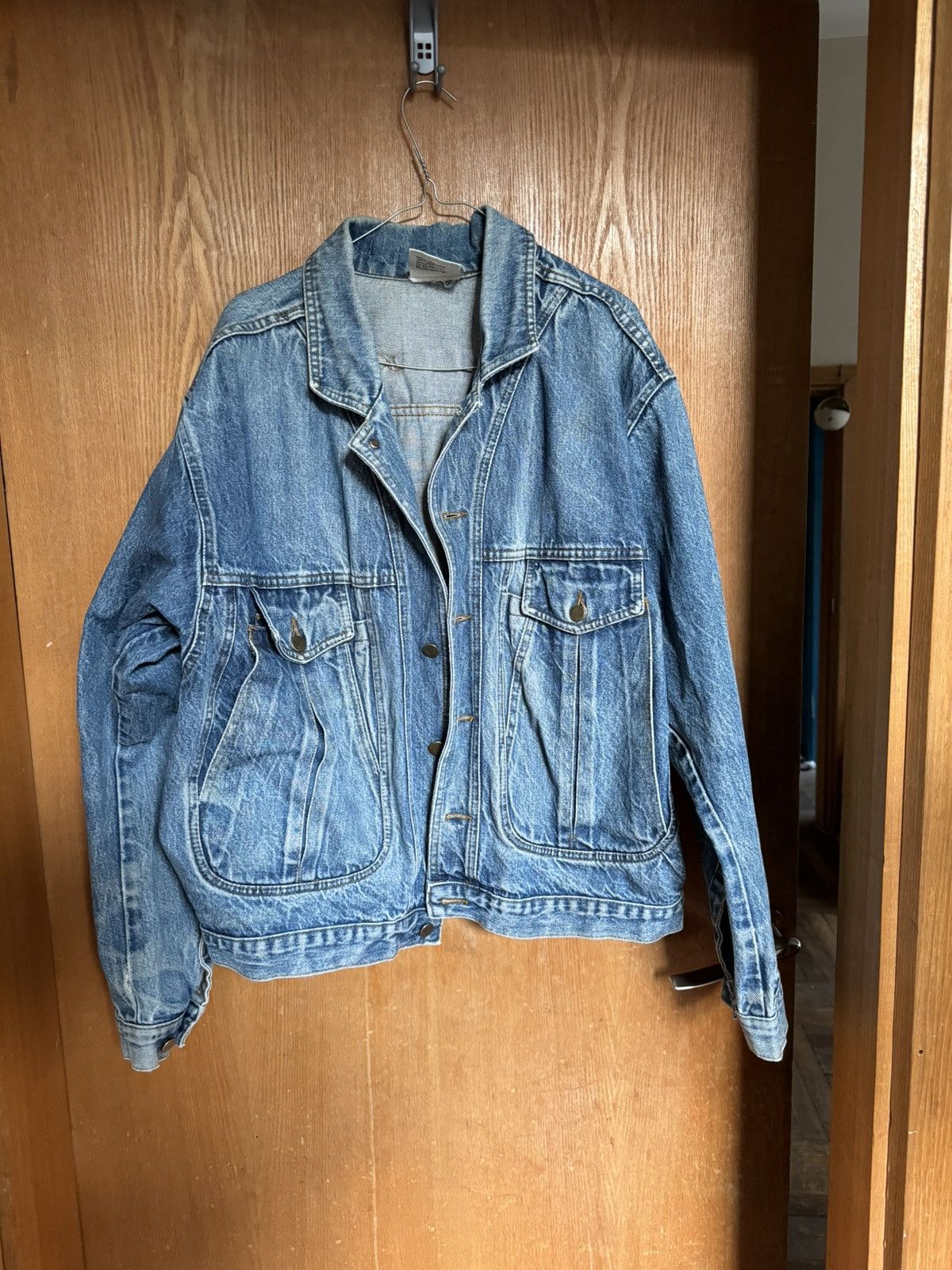 Vintage Vintage '88 Atlantic Records 40th Anniversary Denim Jacket Size US M / EU 48-50 / 2 - 2 Thumbnail