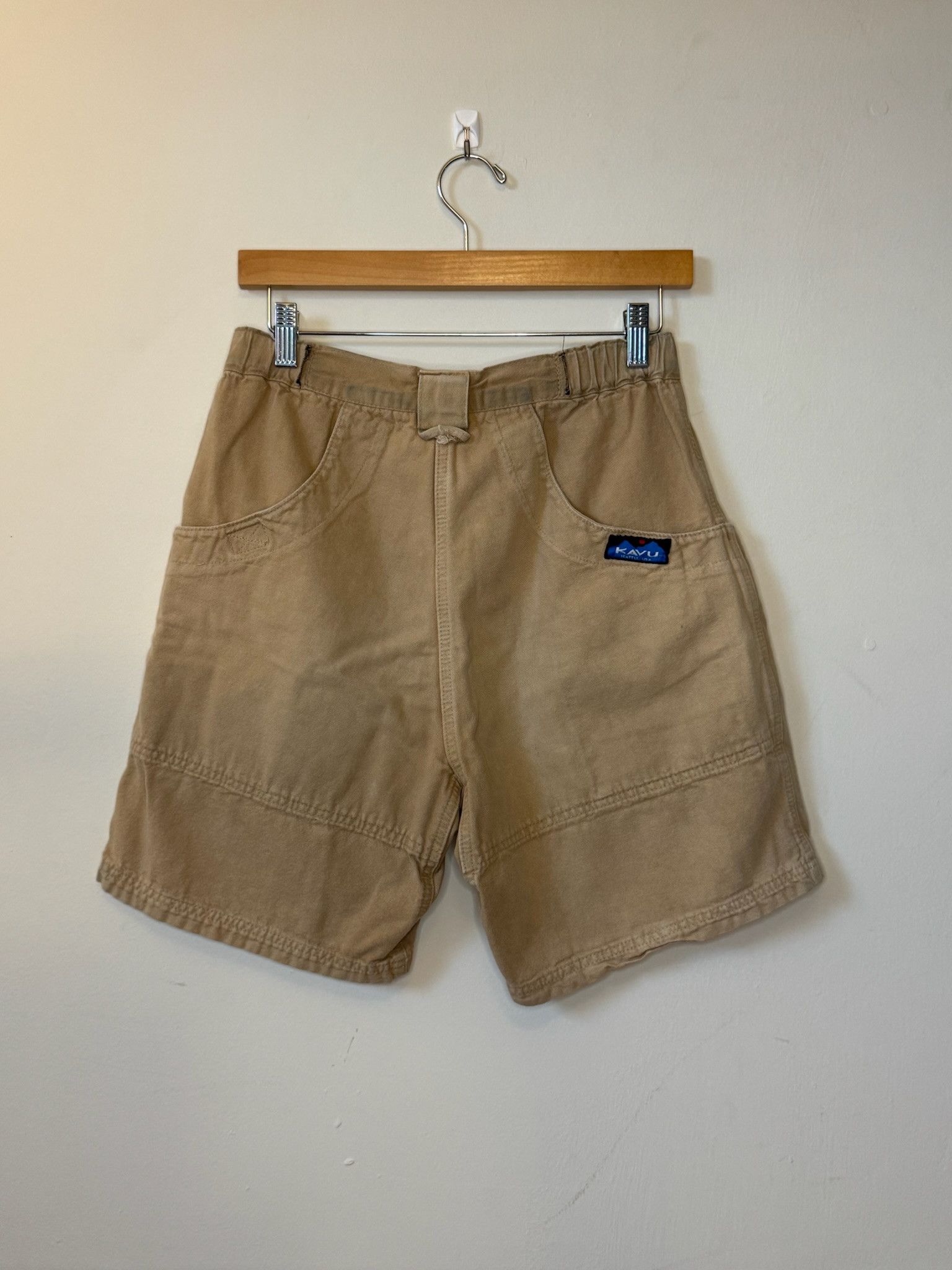 KAVU Vintage KAVU Tan Canvas Climbing Shorts (S) Size US 28 / EU 44 - 2 Thumbnail