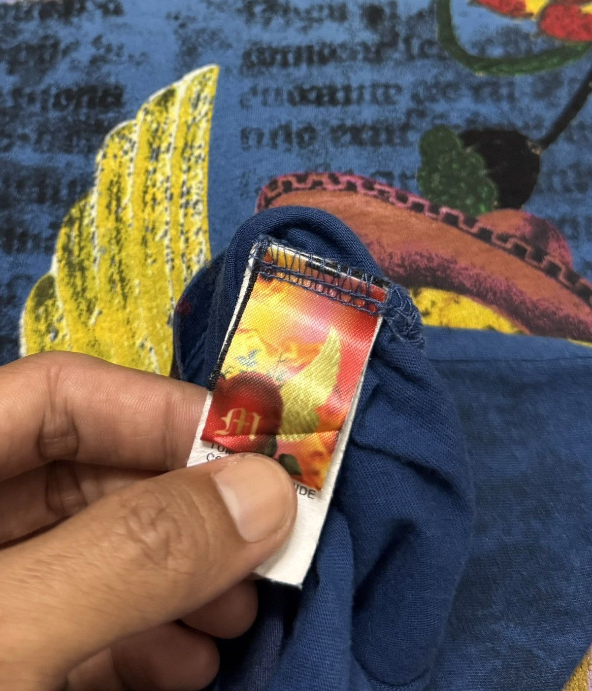 Christian Audigier × Designer CHRISTIAN AUDIGIER "Gaco Chicano" Usa Rare Design Shirt Size M / US 6-8 / IT 42-44 - 13 Thumbnail