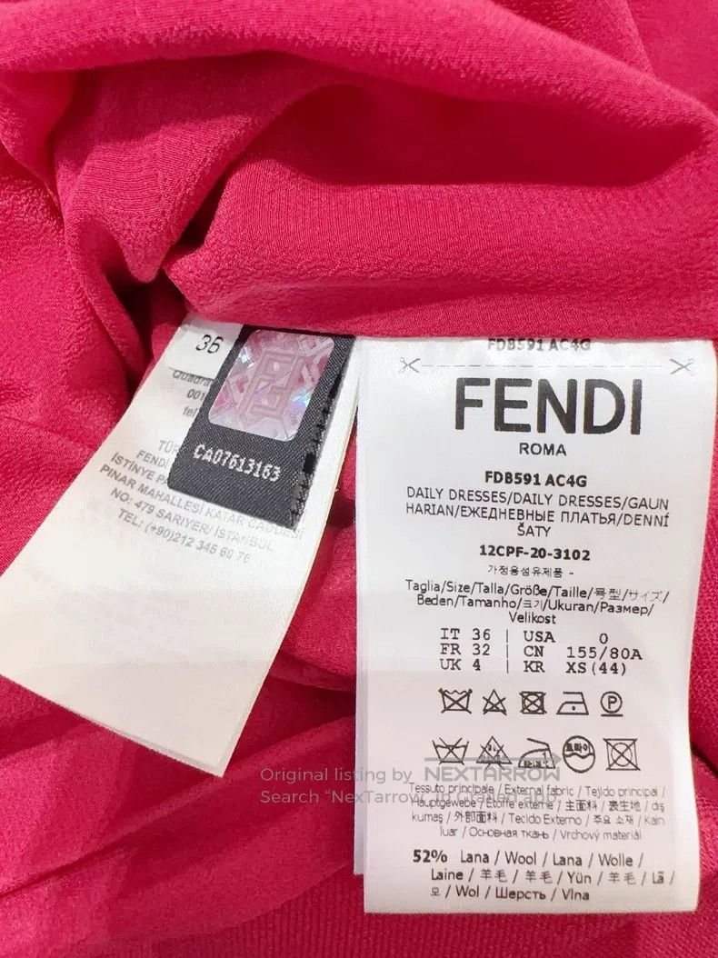 Fendi Fendi Dress Size XXS / US 00 / IT 34 - 5 Thumbnail