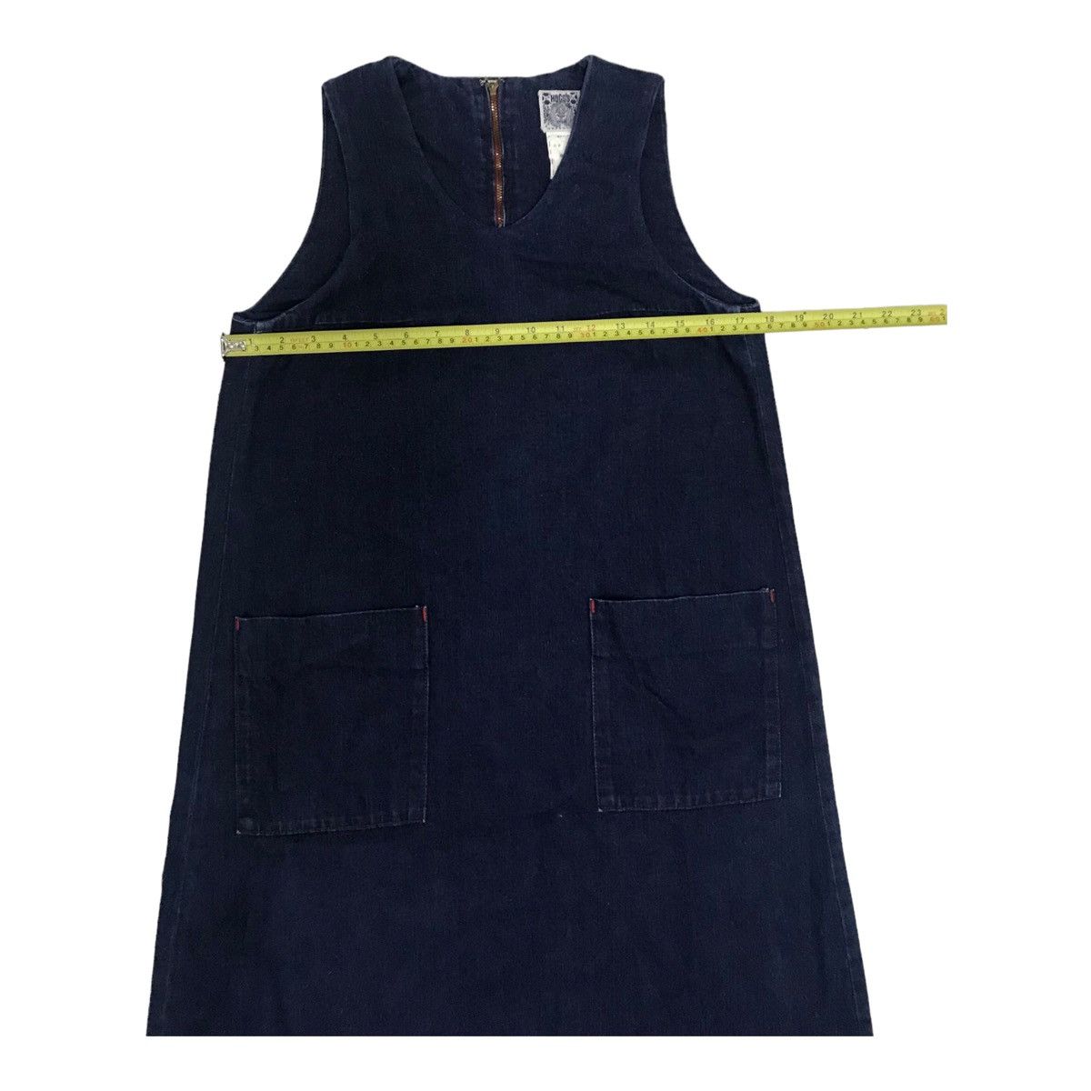 Nepenthes Hogg’s by Nepenthes Sleeveless Long Denim Dress Size S / US 4 / IT 40 - 10 Thumbnail