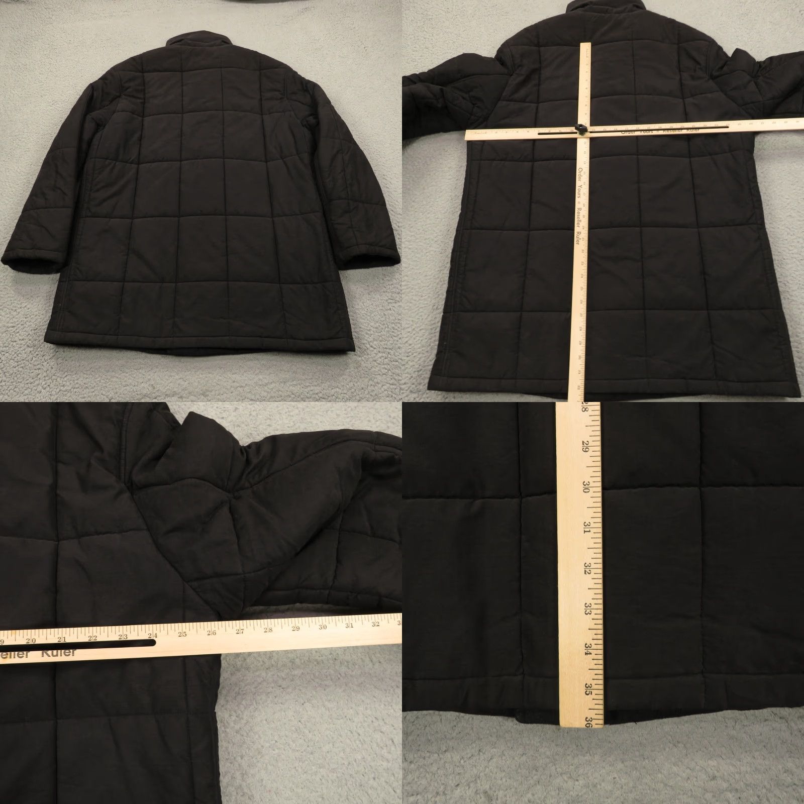 Canali Canali Coat 56 (46R) Cashmere Wool Quilt Lined Rain Puffer Towne Field Jacket Coat Shirt? Size US S / EU 44-46 / 1 - 9 Thumbnail