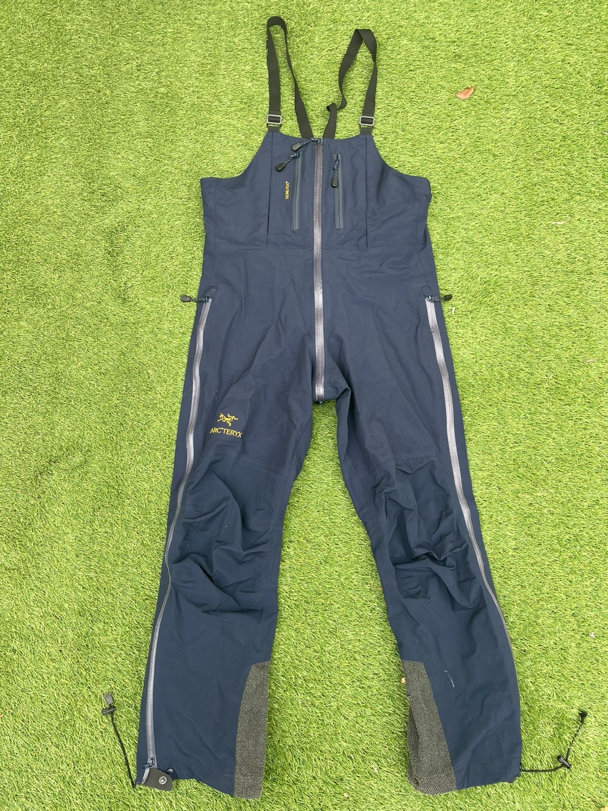 Arc'teryx Vintage Arc’teryx Gore-Tex XCR Bib Pants Shadow Blue Full Zi Size US 36 / EU 52 - 1 Thumbnail