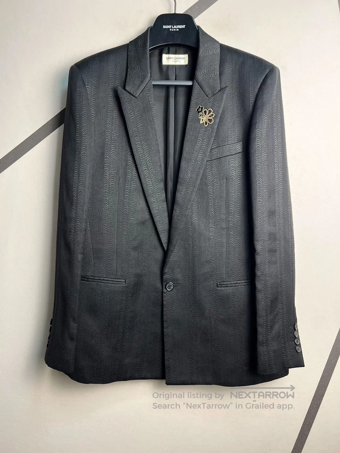 Saint Laurent Paris Saint Laurent Dark Gray Blazer. Size US M / EU 48-50 / 2 - 1 Thumbnail