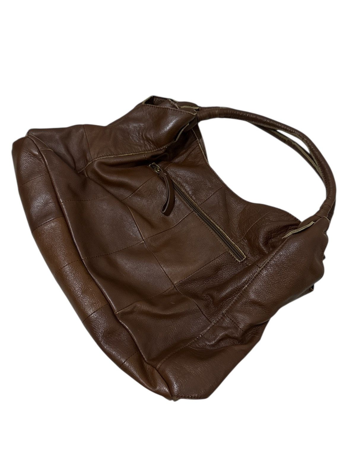 GOA Vintage GOA woven cowhide fully leather patina hand bag Size ONE SIZE - 5 Thumbnail