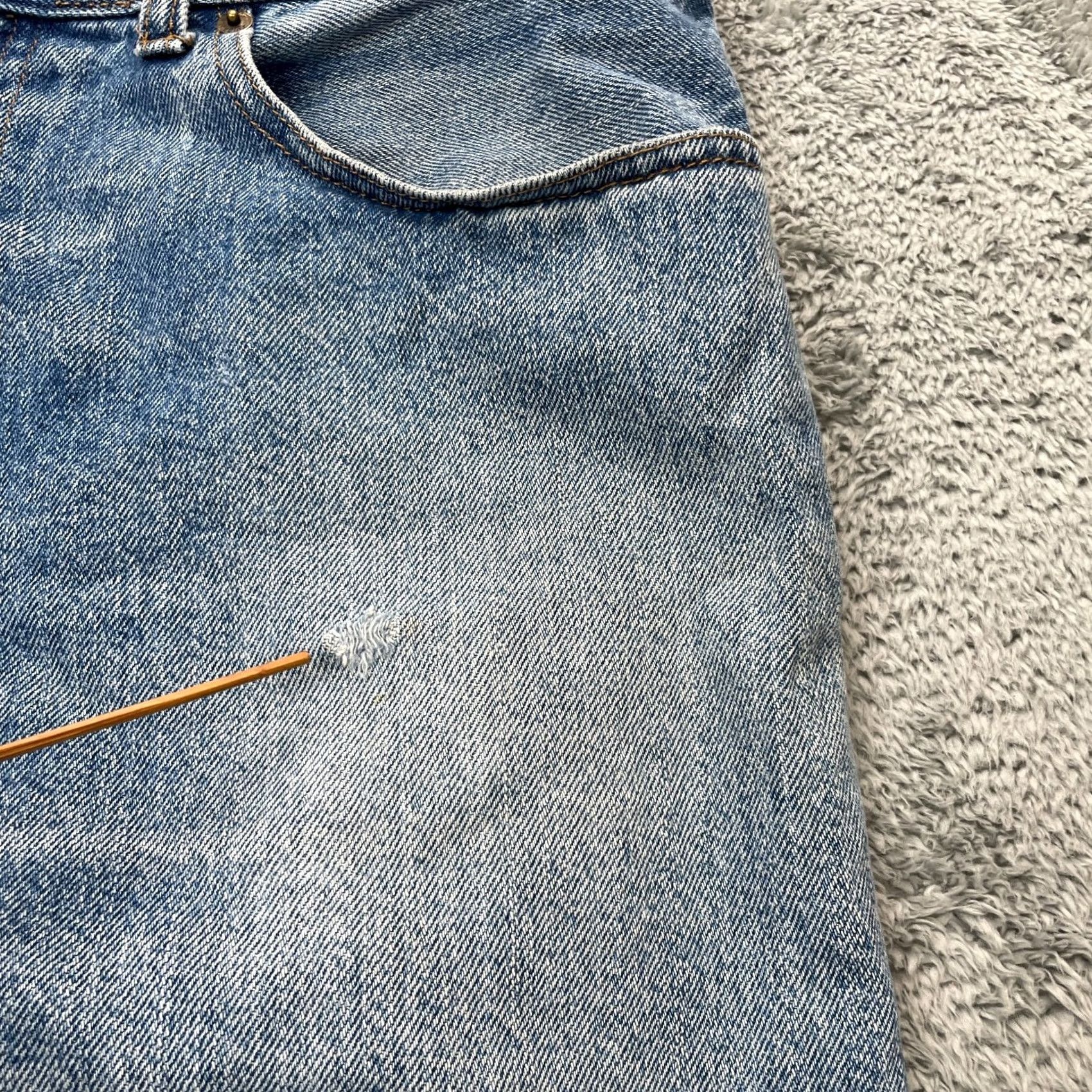 Vintage VTG Urban Pipeline Jeans Mens 36x30 Blue Straight Leg Denim Cotton Distressed Jeans Size US 36 / EU 52 - 6 Thumbnail