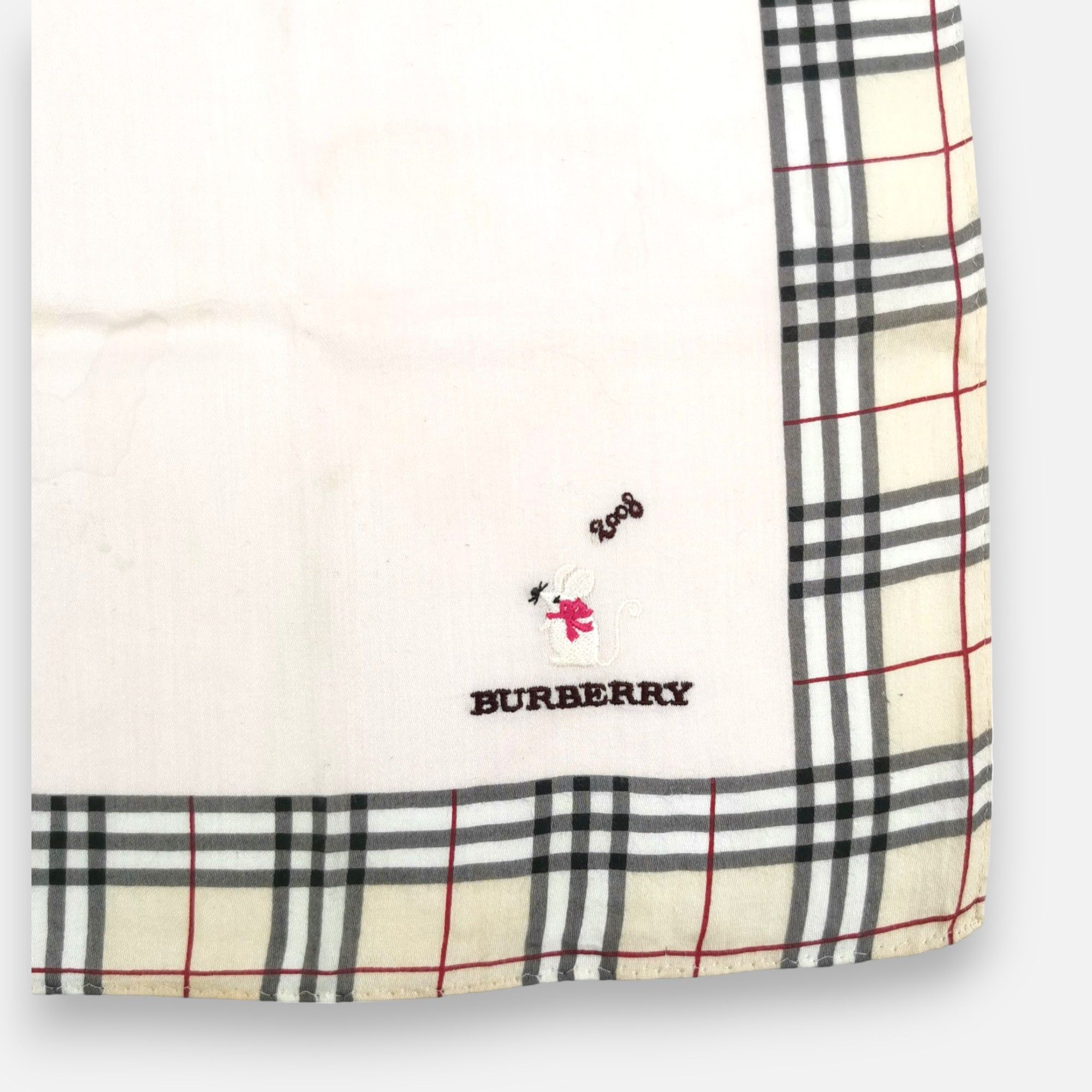 Burberry × Vintage Vintage Burberry Handkerchief Pocket Square Bandana Size ONE SIZE - 3 Thumbnail