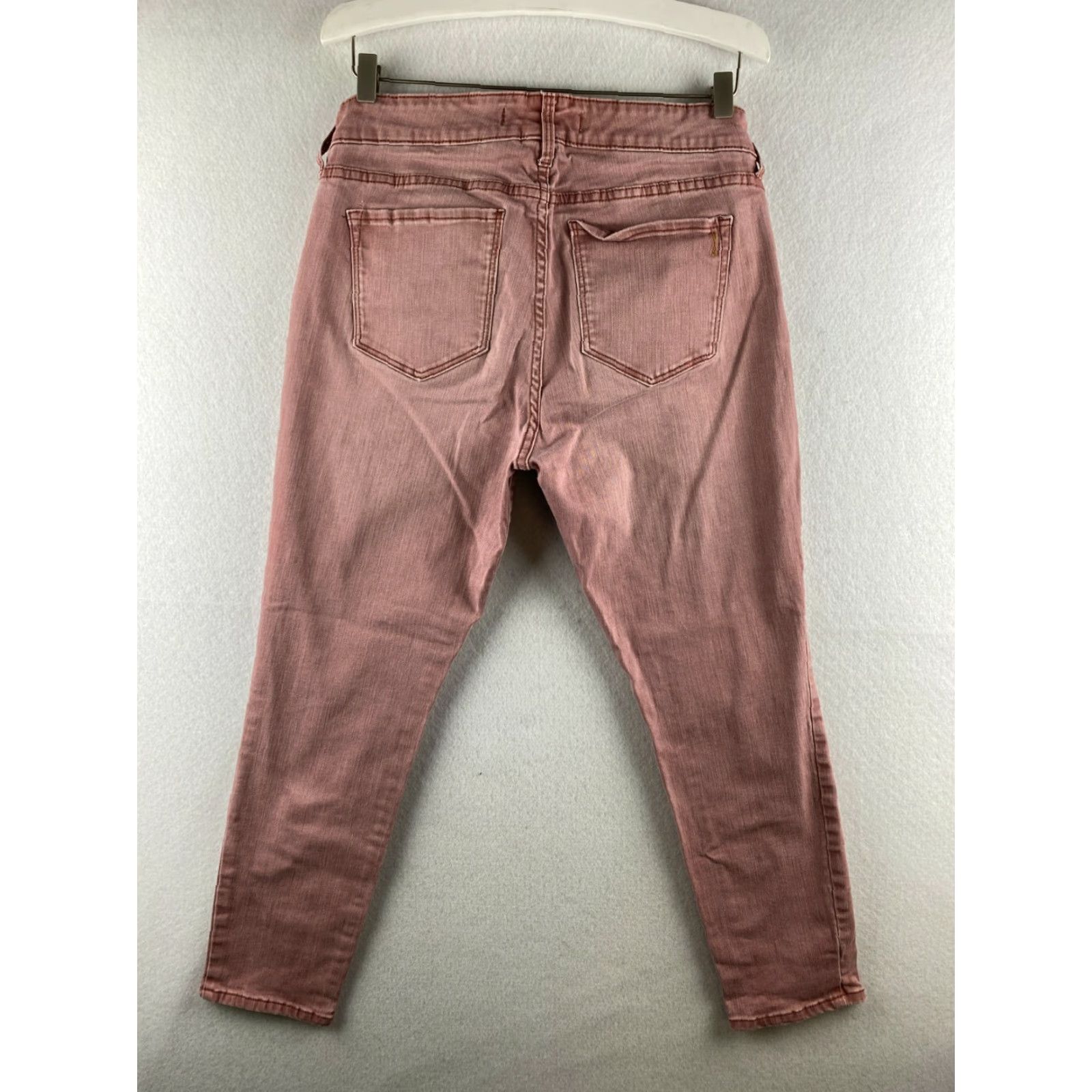 Vintage VINTAGE America Jeans Womens Missy Ankle Stretch Denim 5 Pocket Coral Red Jeans 10 / 30 Regular Size 32" / US 10 / IT 46 - 2 Thumbnail
