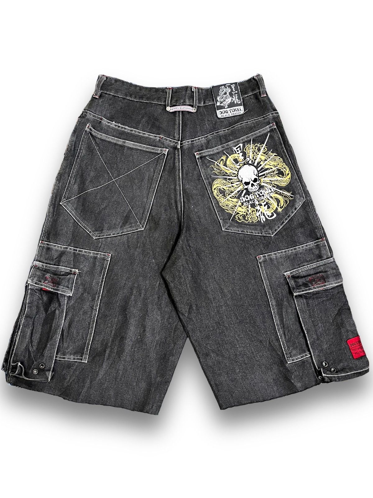 Dogtown Vintage Dogtown Skateboard Skull Denim Size US 31 - 1 Thumbnail