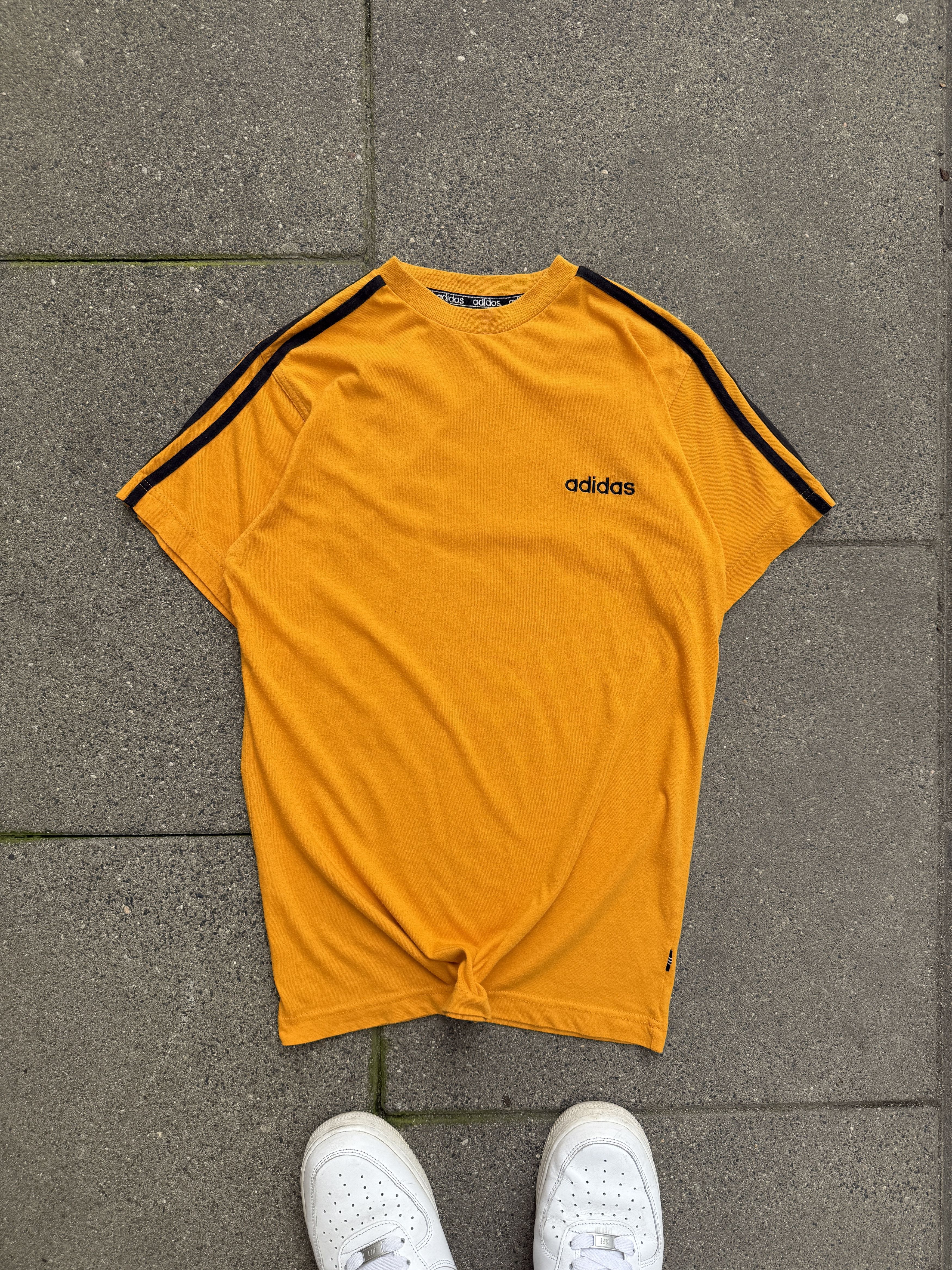 Adidas × Vintage Adidas vintage 80s 90s orange t-shirt - L Size US L / EU 52-54 / 3 - 1 Thumbnail