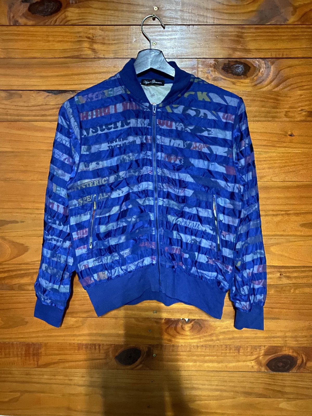 Hysteric Glamour Vintage Hysteric Glamour Graphic Bomber Jacket Blue Archive Size US S / EU 44-46 / 1 - 3 Thumbnail