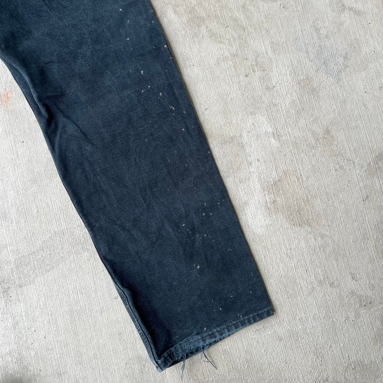 Carhartt × Vintage Carhartt faded black double knee work wear carpenter pants Size US 37 - 8 Thumbnail