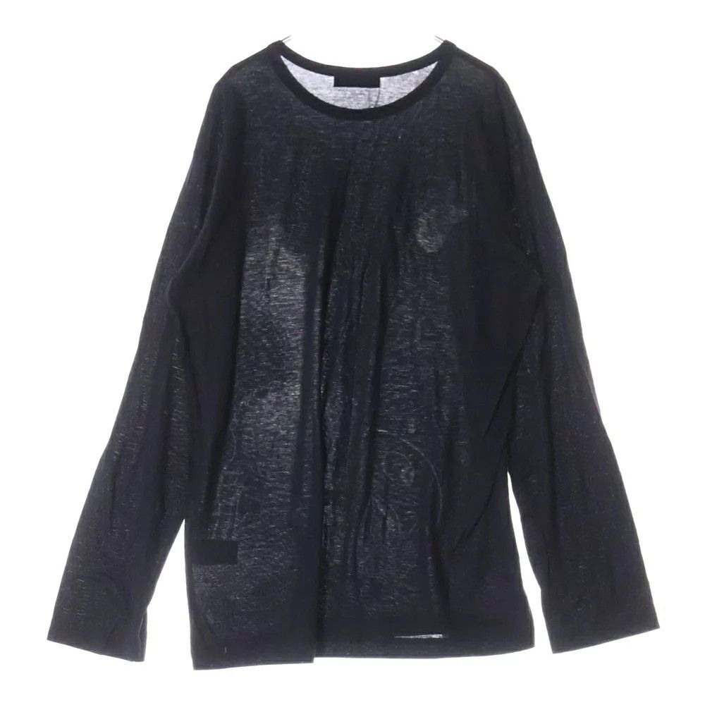 Yohji Yamamoto Yohji Yamamoto POUR HOMME 21AW Printed Long Sleeve T-Shirt Size US L / EU 52-54 / 3 - 2 Thumbnail