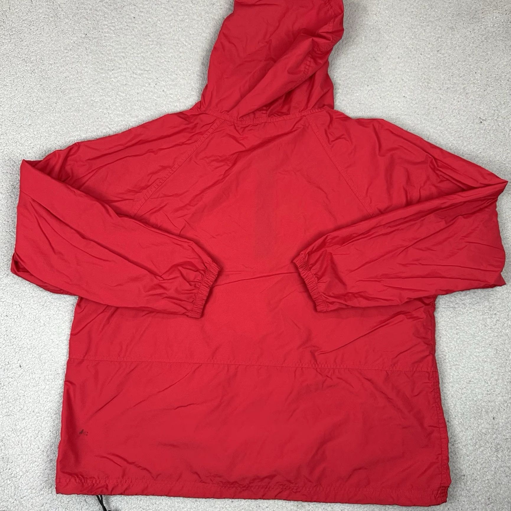 Vintage VINTAGE Woolrich Jacket Mens XL Red Hooded Lightweight Windbreaker Coat Size US XL / EU 56 / 4 - 6 Thumbnail