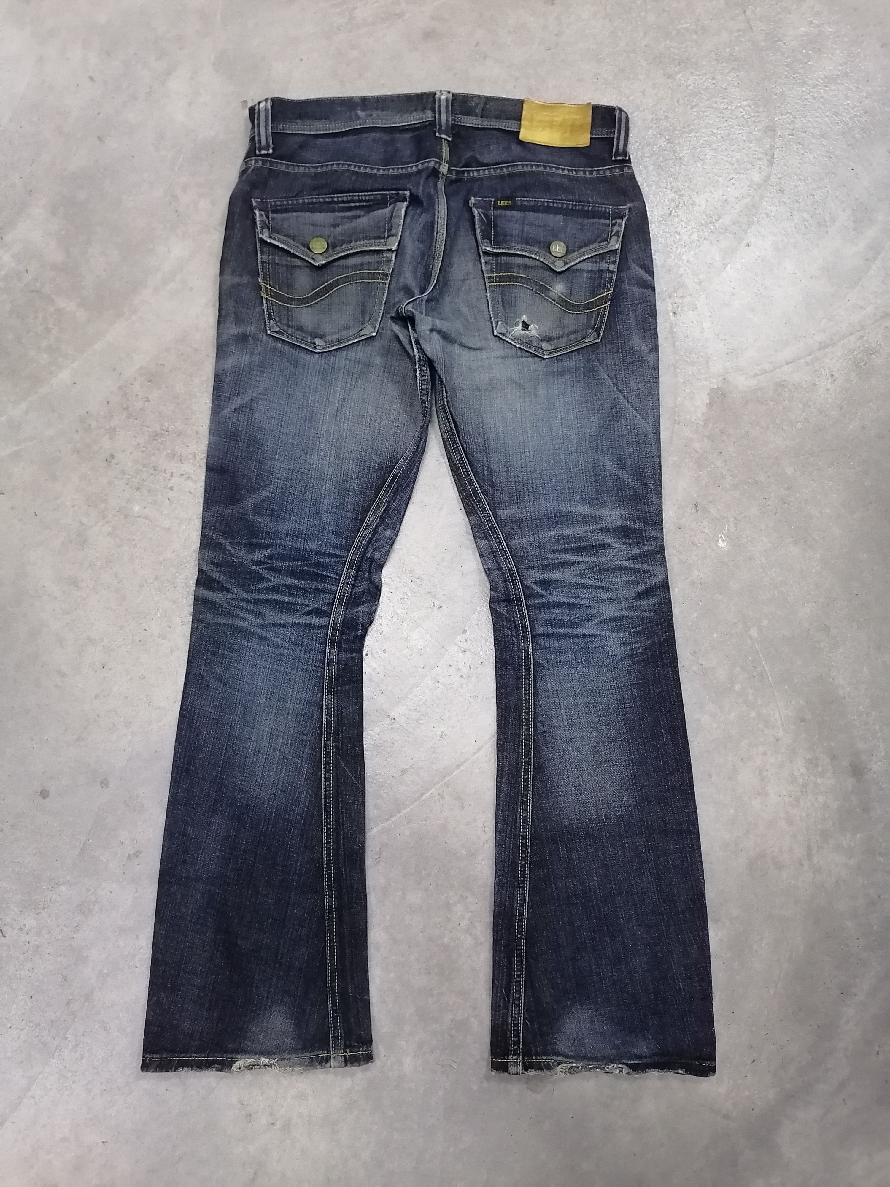 Lee × Takeo Kikuchi Flare Jeans Lee x Takio Kikuchi Distressed Denim Pants Size US 33 - 9 Thumbnail