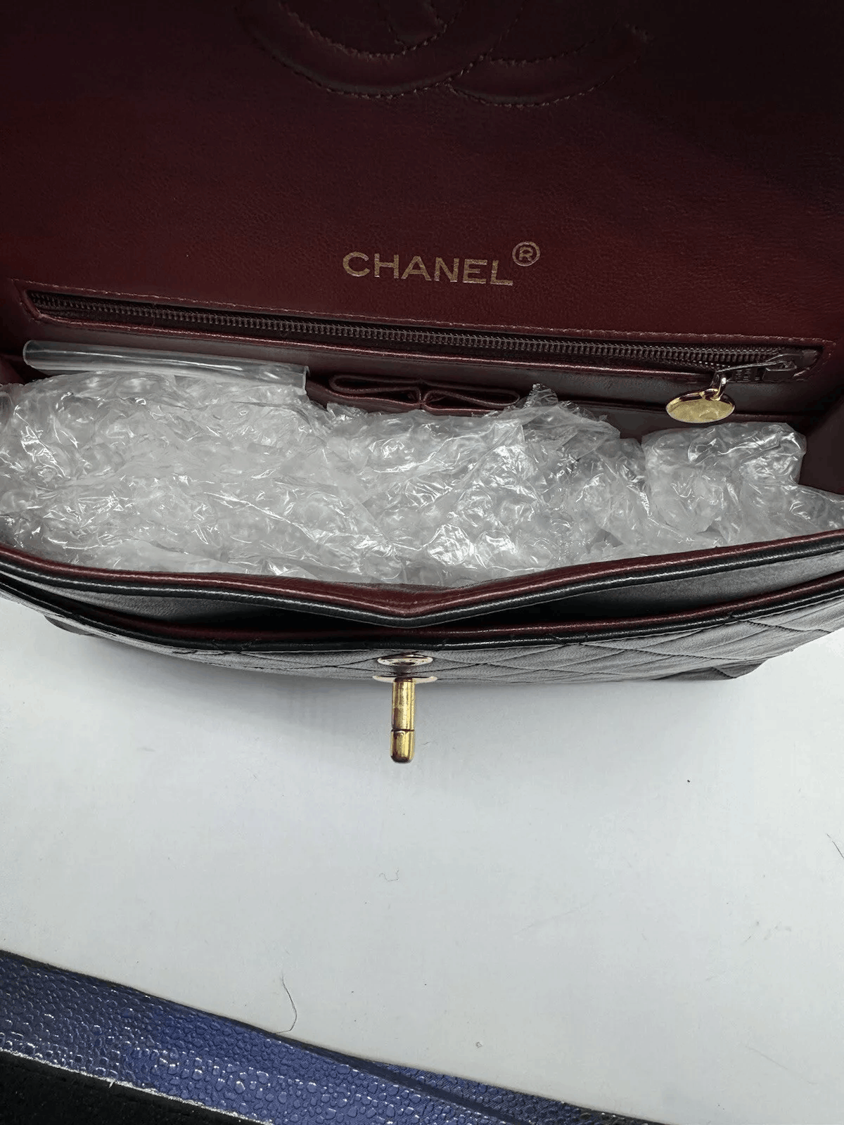 Chanel Chanel Double Flap Square Lamb Medium Size ONE SIZE - 16 Thumbnail
