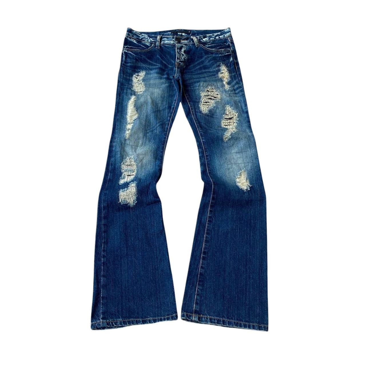 GOSTAR DE FUGA FLARED FUGA DISTRESSED DENIM BOOTCUT W29" Size US 30 / EU 46 - 1 Thumbnail