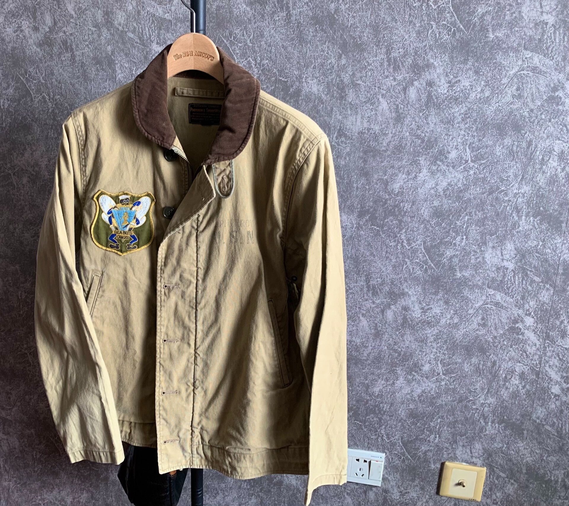Pherrows N1 Navy Deck Jacket