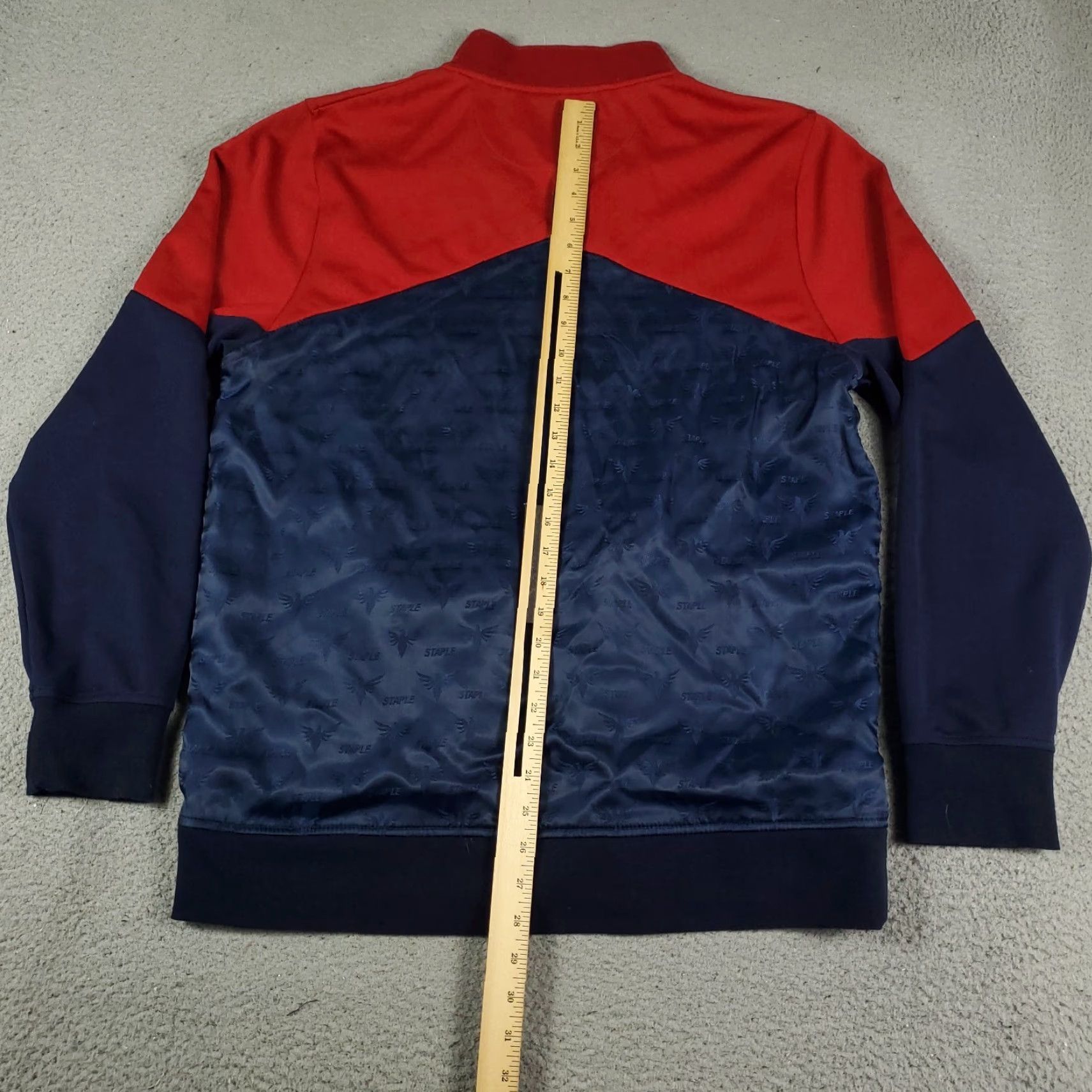 Vintage Staple Jacket Mens M Black Full Zip Track Jacket Poly Blend Breathable All Seasons Hooded Zip Up Sports Modern Outdoor Athletic Mens Clothing Size US M / EU 48-50 / 2 - 6 Thumbnail