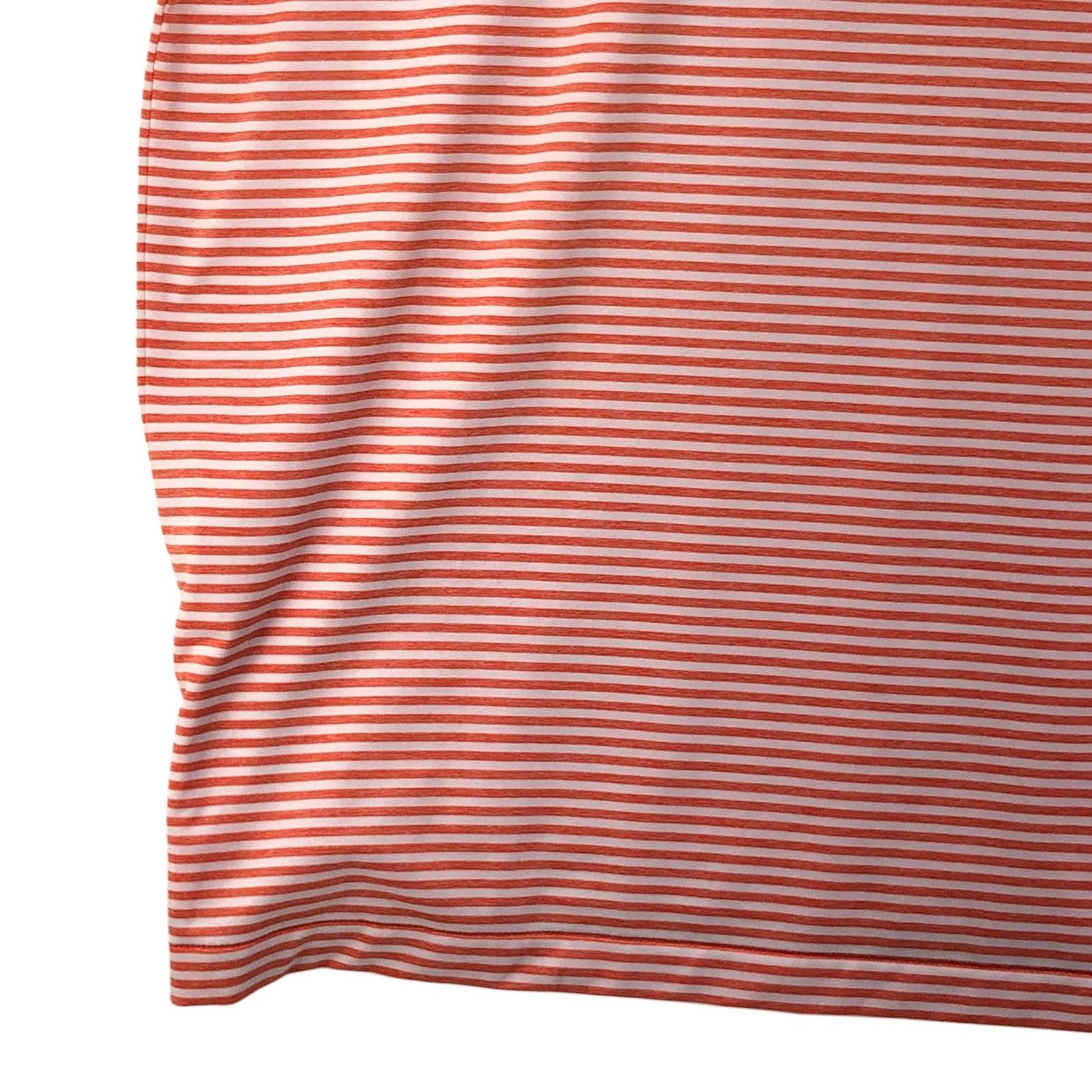 Peter Millar Peter Millar Size XXL Polo Shirt Striped Orange Hualalai Size US XXL / EU 58 / 5 - 11 Thumbnail