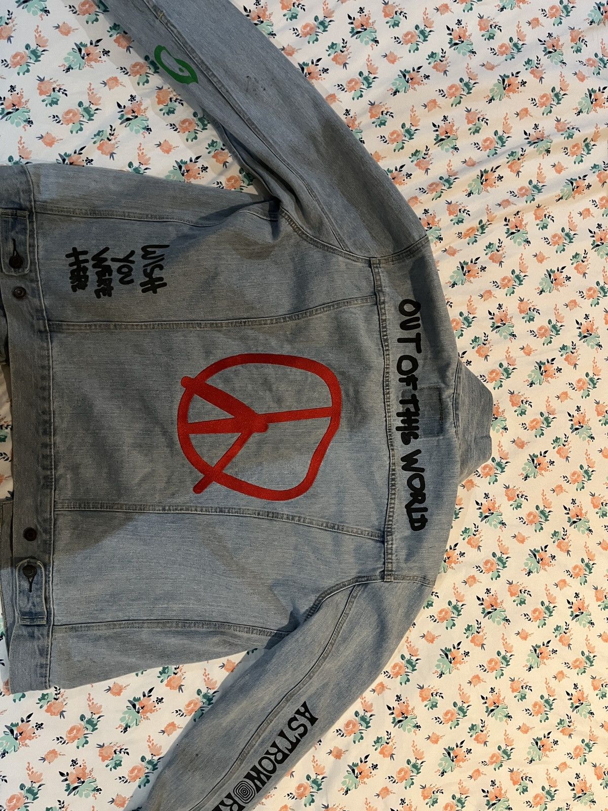 Levi s Travis Scott Travis Scott Astroworld Levis Denim Jacket Grailed