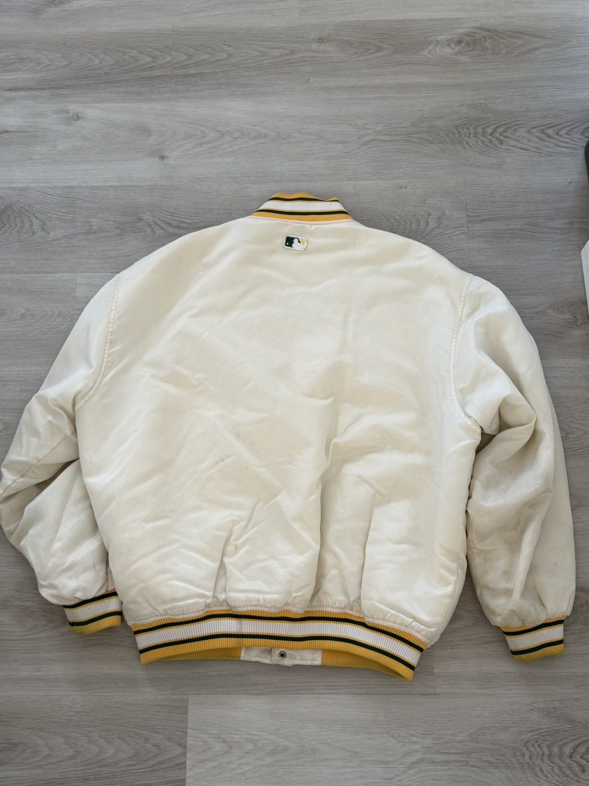 Vintage Vintage 90s Oakland Athletics Starter Jacket RARE Size US XL / EU 56 / 4 - 2 Thumbnail