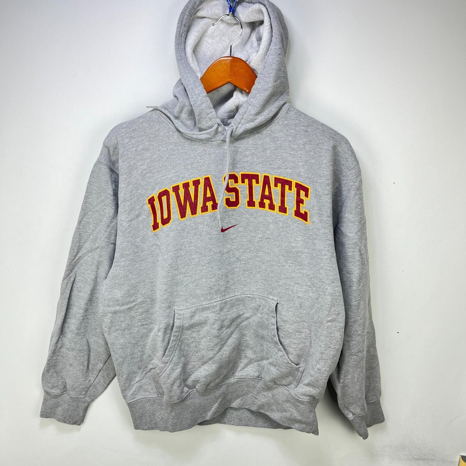 Nike Vintage Nike Iowa State Cyclones Hoodie Gray Medium Size ONE SIZE - 1 Thumbnail