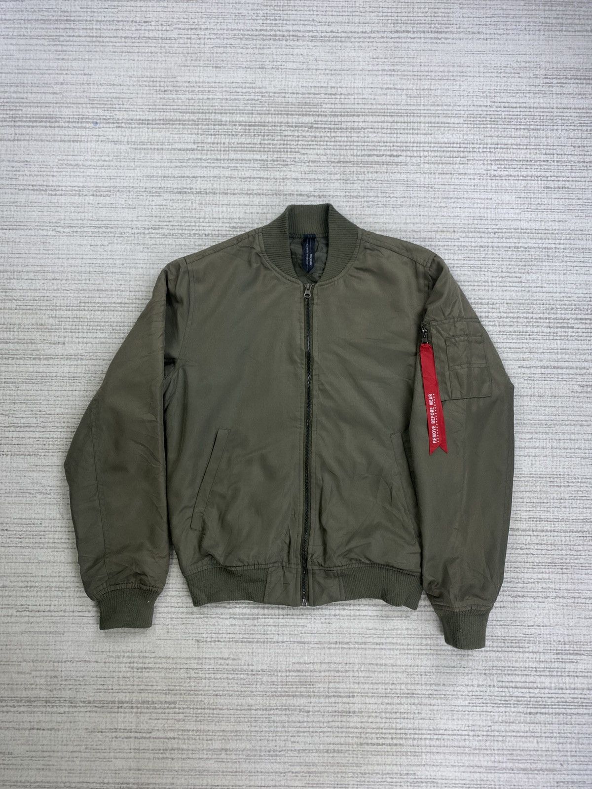 Japanese Brand × Vintage Vintage Halham Japanese Brand Bomber Jacket Size US M / EU 48-50 / 2 - 1 Thumbnail
