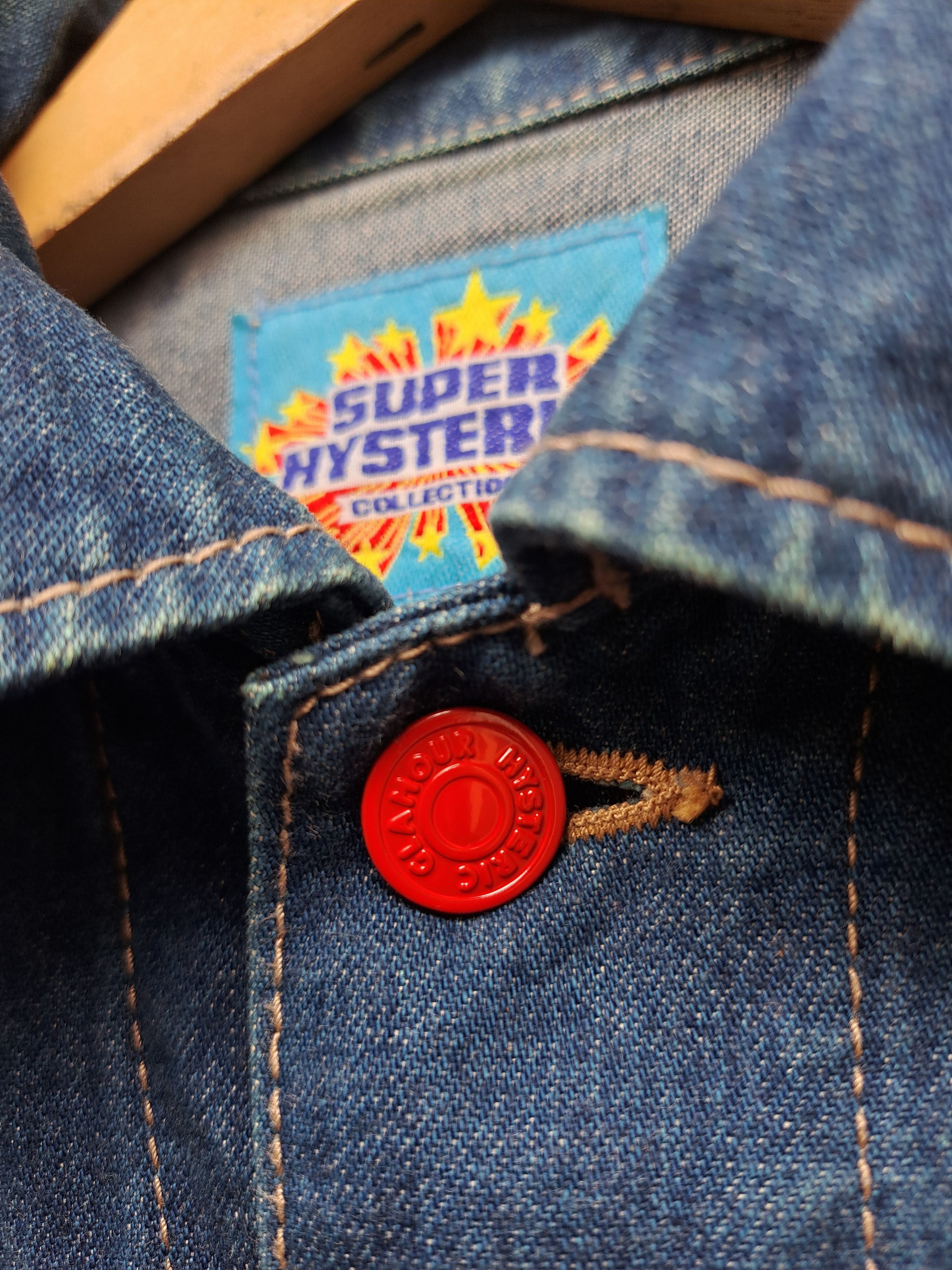 Hysteric Glamour Vintage 90s Hysteric Glamour Denim Jacket Women S Size S / US 4 / IT 40 - 4 Thumbnail