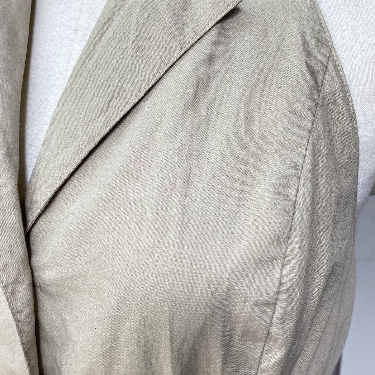 Norma Kamali NORMA KAMALI Beige Halter Button-Down Dress Size M / US 6-8 / IT 42-44 - 16 Thumbnail