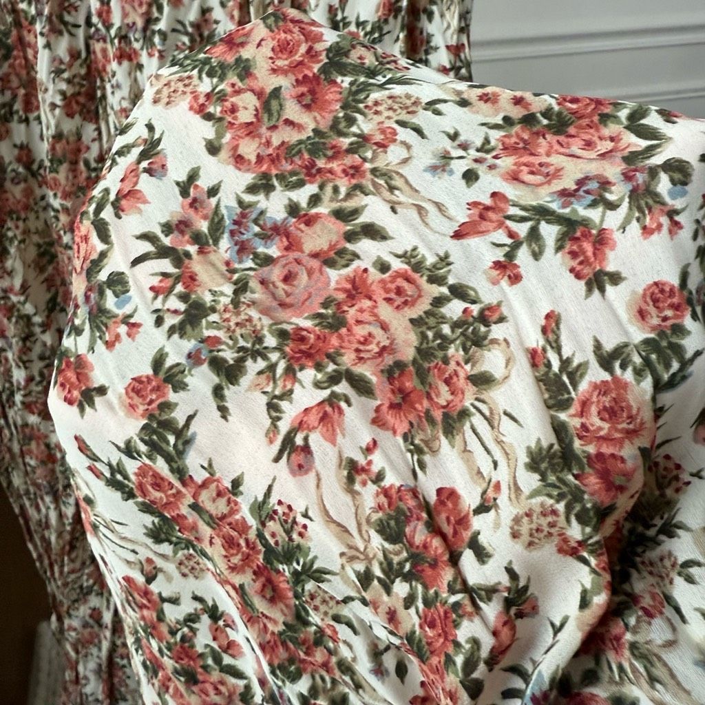 Vintage Vintage 90s M.J. Carroll Broomstick Palazzo Pants Floral Chi Size 26" / US 2 / IT 38 - 6 Thumbnail
