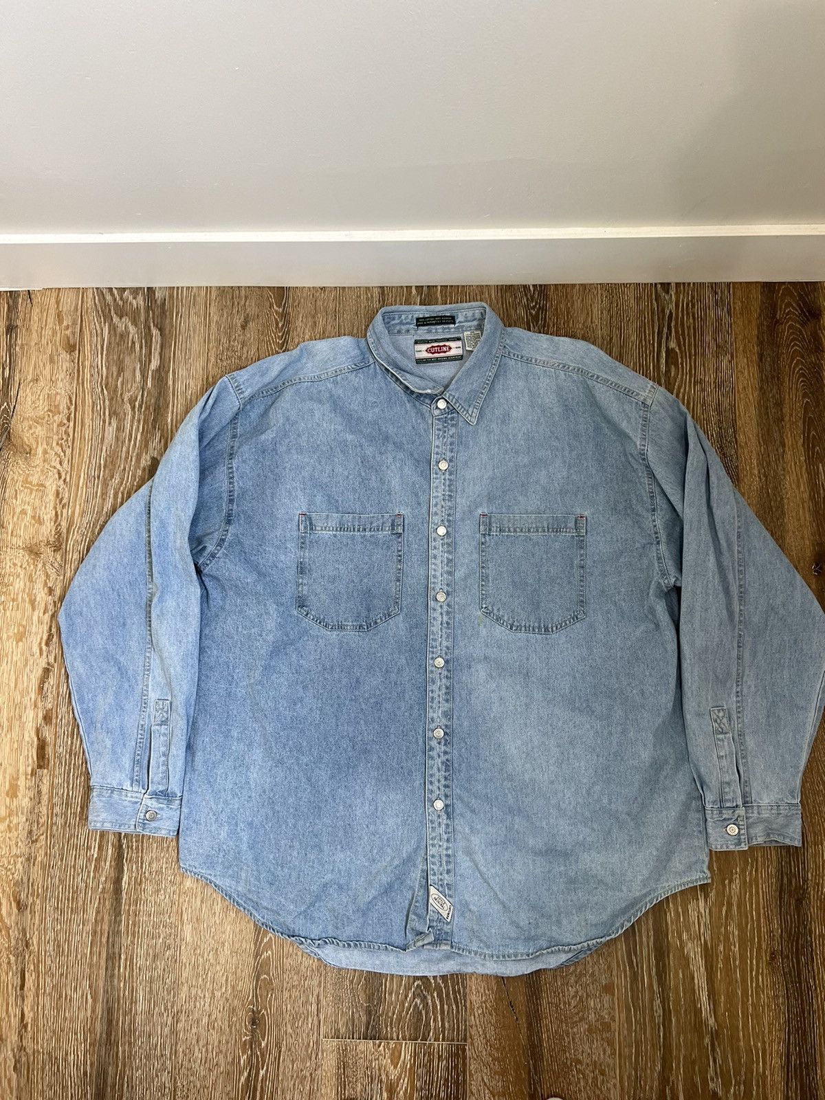 Vintage Vintage 1995 Sophos avg flying tigers ww2 denim button shirt Size US XXL / EU 58 / 5 - 2 Thumbnail