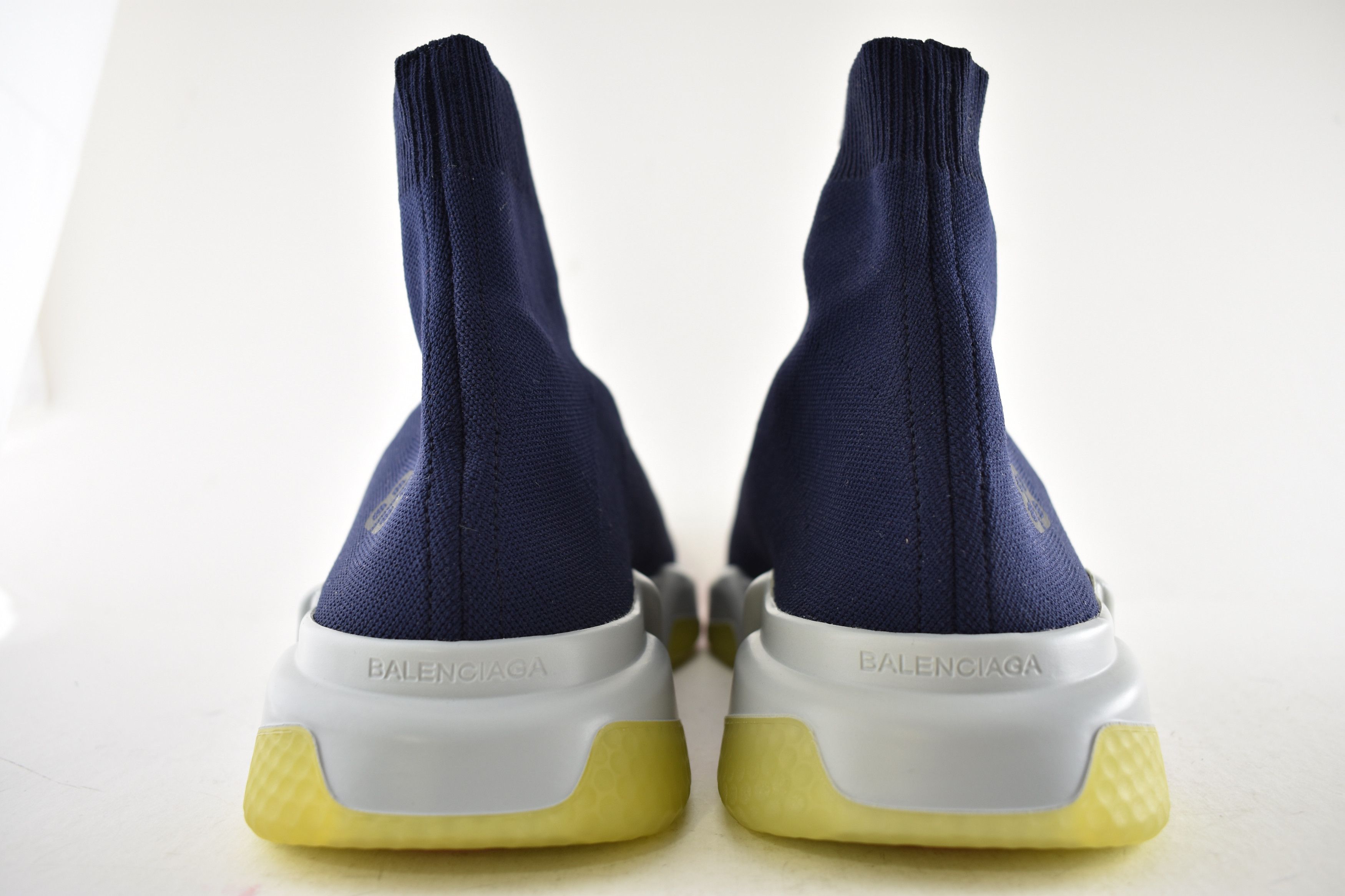 Balenciaga Balenciaga Speed Sock Grey BB Logo High Top Sneaker 44 11 Size US 11 / EU 44 - 11 Thumbnail