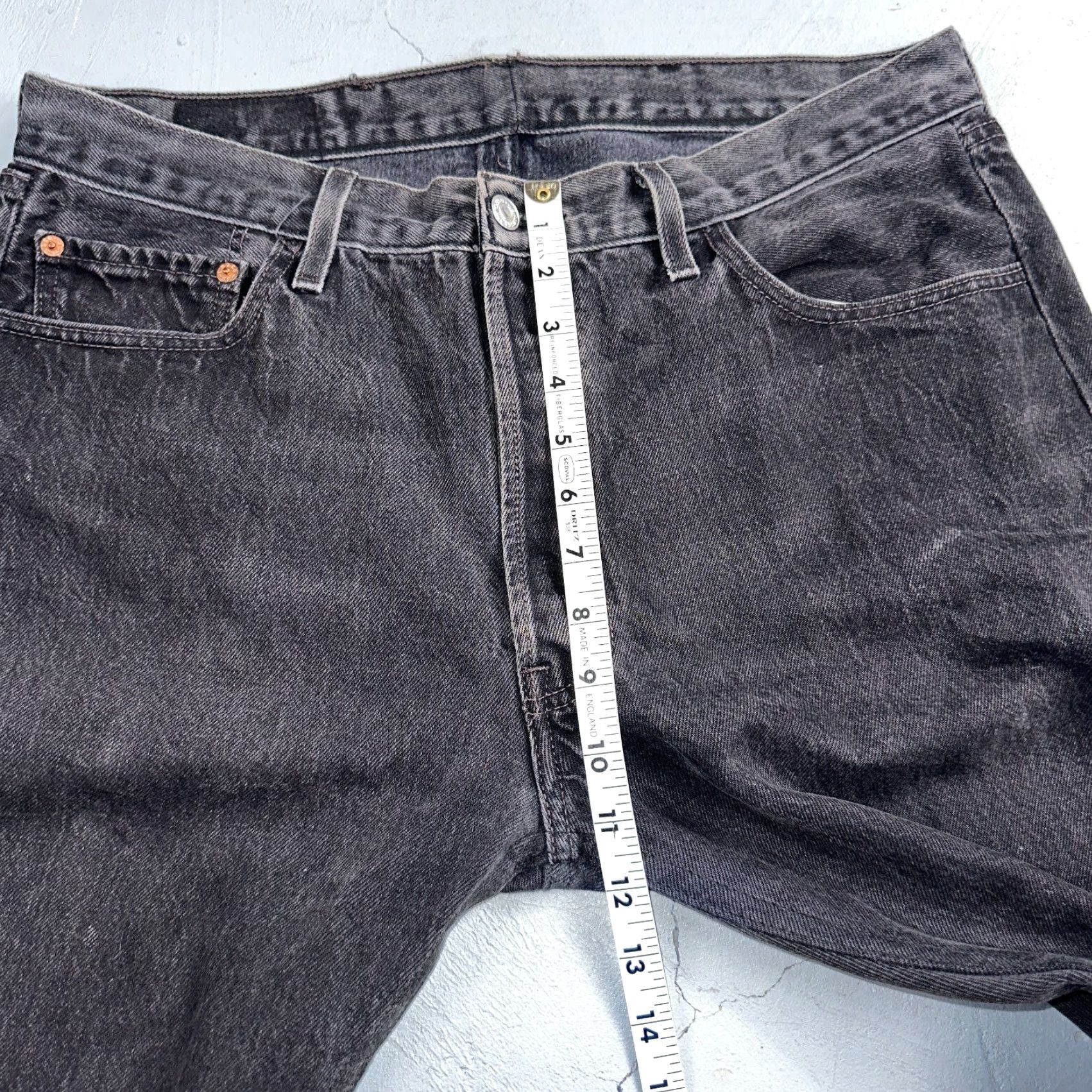 Levi's Levi's 501 Vintage Y2K Mexico XX Straight Leg Jeans Black Wash 34x31 Men's Denim Jeans Regular Jeans 90s USA Men Size US 34 / EU 50 - 7 Thumbnail