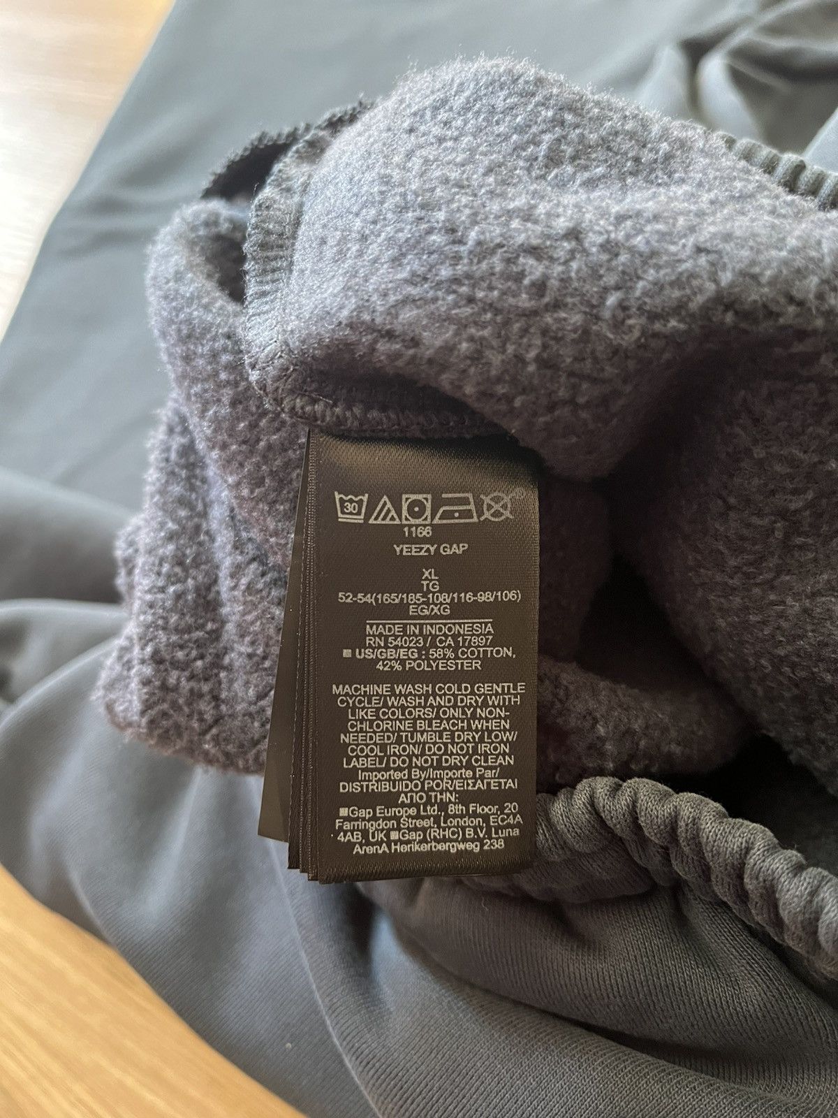 Balenciaga × Gap × Kanye West YGEBB Yeezy Gap Sweatpants Blue Size XL Size US 36 / EU 52 - 6 Thumbnail