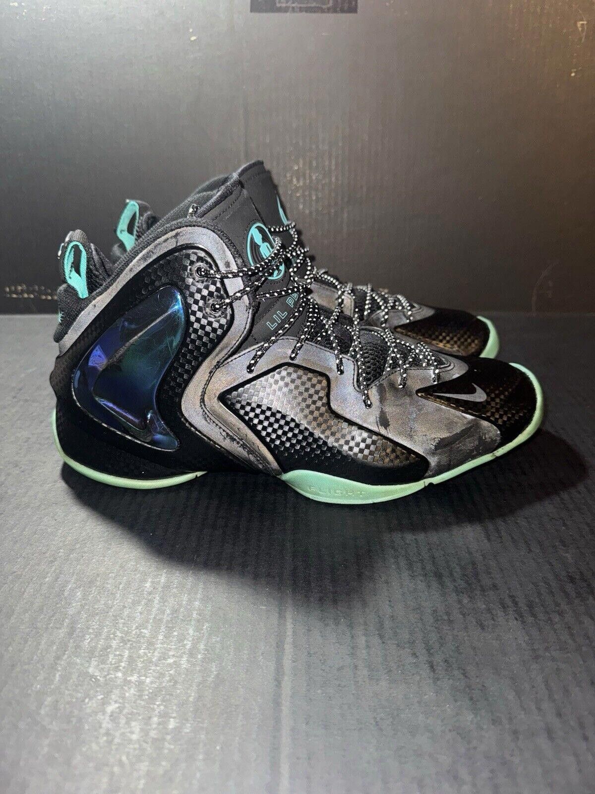 Nike Nike Men's Lil Penny Posite Black Jade 630999-002 Sz 11.5 Size US 11.5 / EU 44-45 - 1 Thumbnail