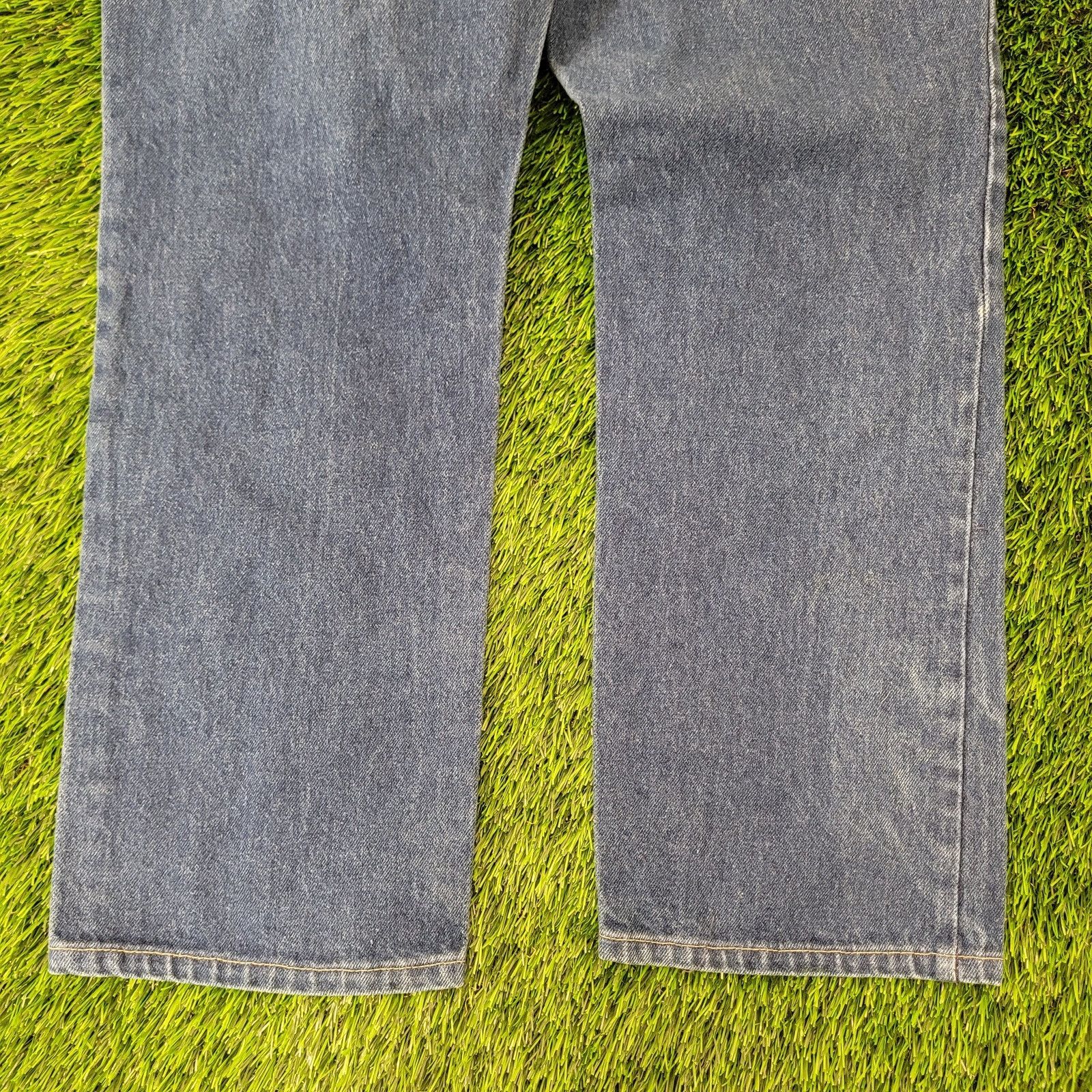 Lee Vintage 70s LEE Whiskered Jeans 35x28 Dark-Wash Talon-Zip Size US 35 - 14 Thumbnail