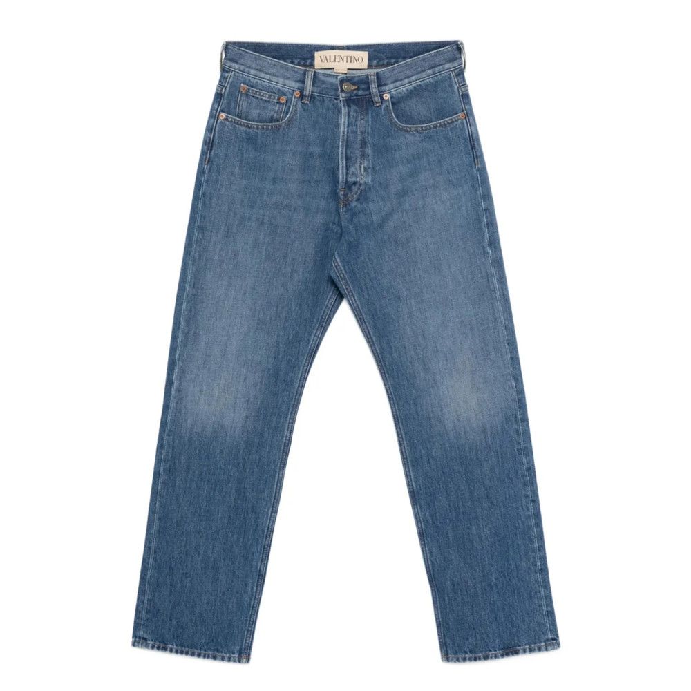Valentino Valentino BLUE Denim - Regular & Straight-Leg Jeans Size US 34 / EU 50 - 1 Thumbnail