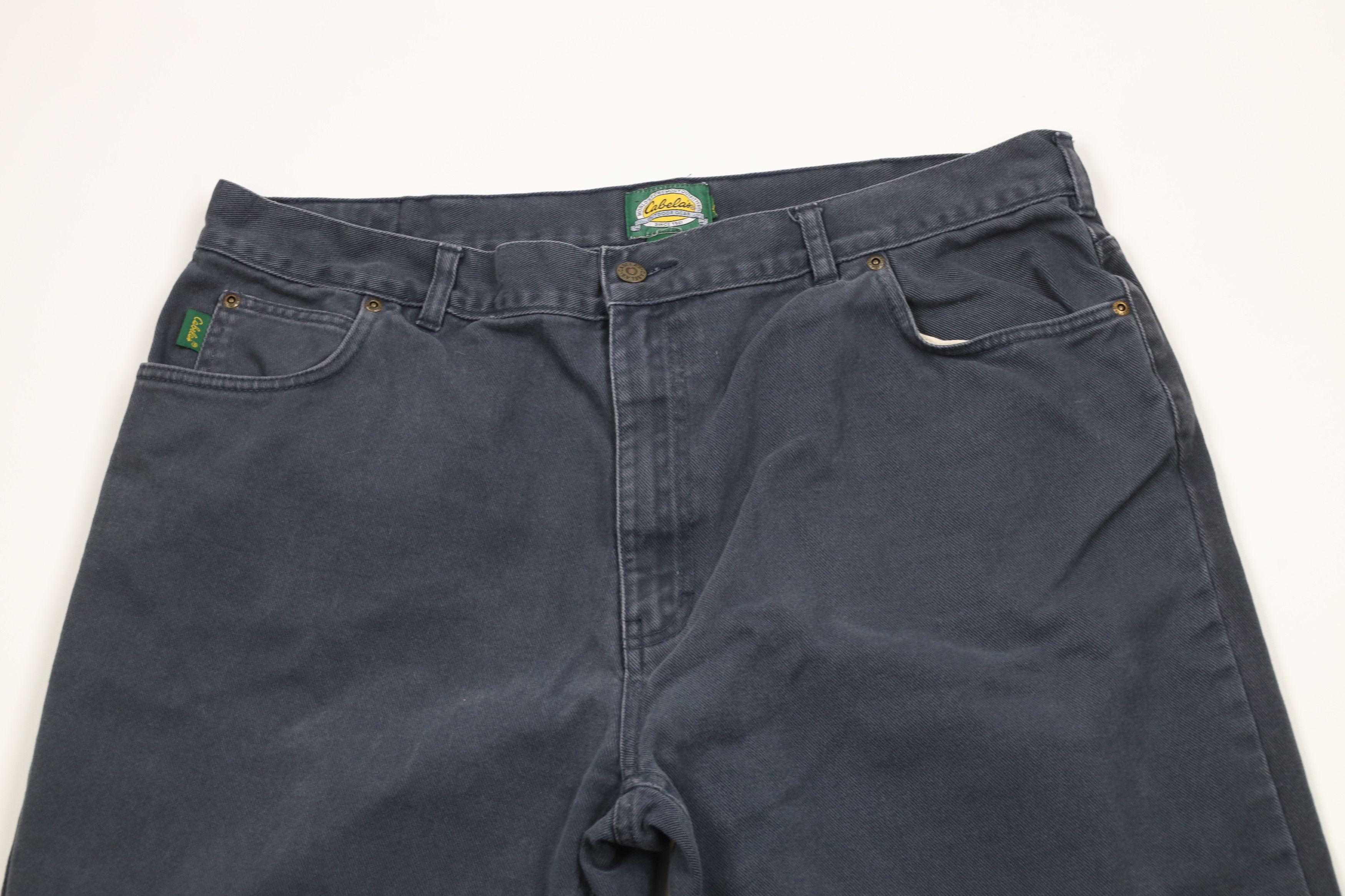 Cabelas × Vintage Vintage 90s Cabelas Relaxed Fit Denim Jeans Gray Cotton Size US 38 / EU 54 - 2 Thumbnail