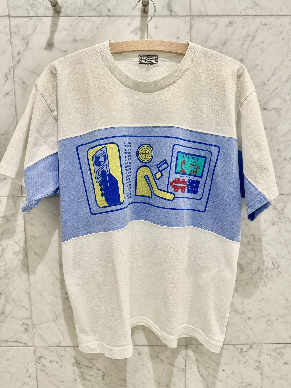 Cav Empt Cav Empt - Printed Panelled Cotton-Jersey T-Shirt - White Size US M / EU 48-50 / 2 - 1 Thumbnail