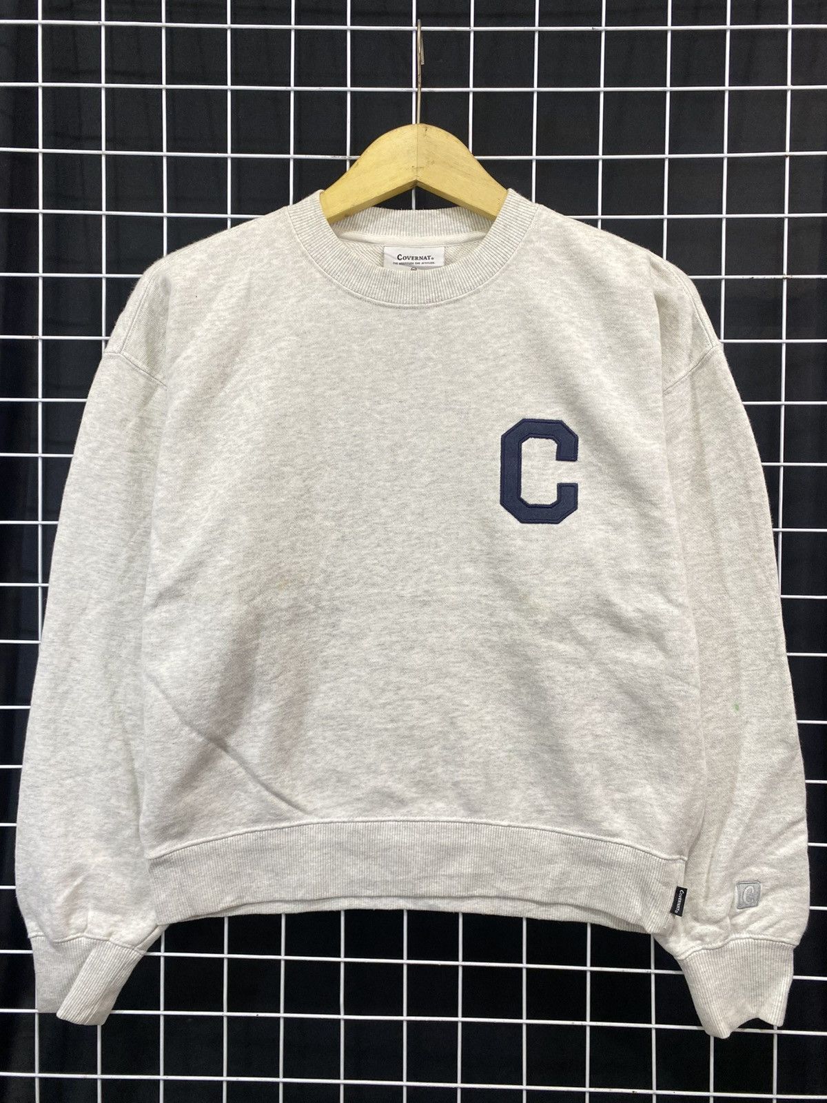 COVERNAT COVERNAT SWEATER SMALL LOGO WHITE Size S / US 4 / IT 40 - 1 Thumbnail