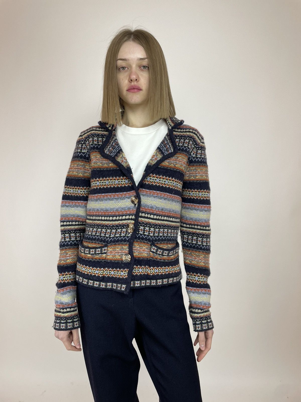 Japanese Brand × Telluride Telluride Clothing Co Lambswool Cardigan Sweater size L Size L / US 10 / IT 46 - 1 Thumbnail