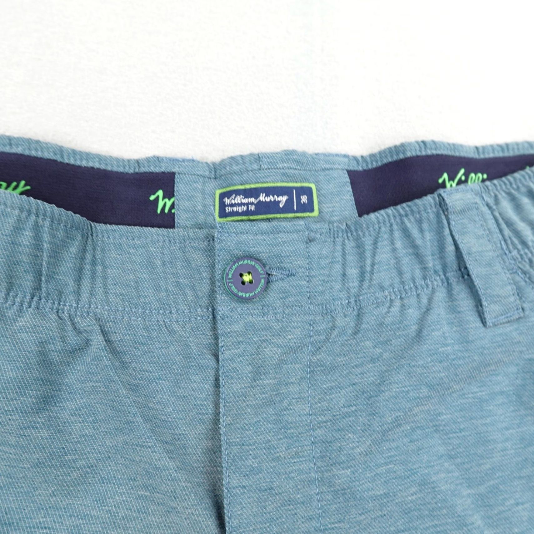 Vintage William Murray Shorts Mens 36 Blue Performance Golf Golfer Flex Lightweight Size US 36 / EU 52 - 2 Thumbnail