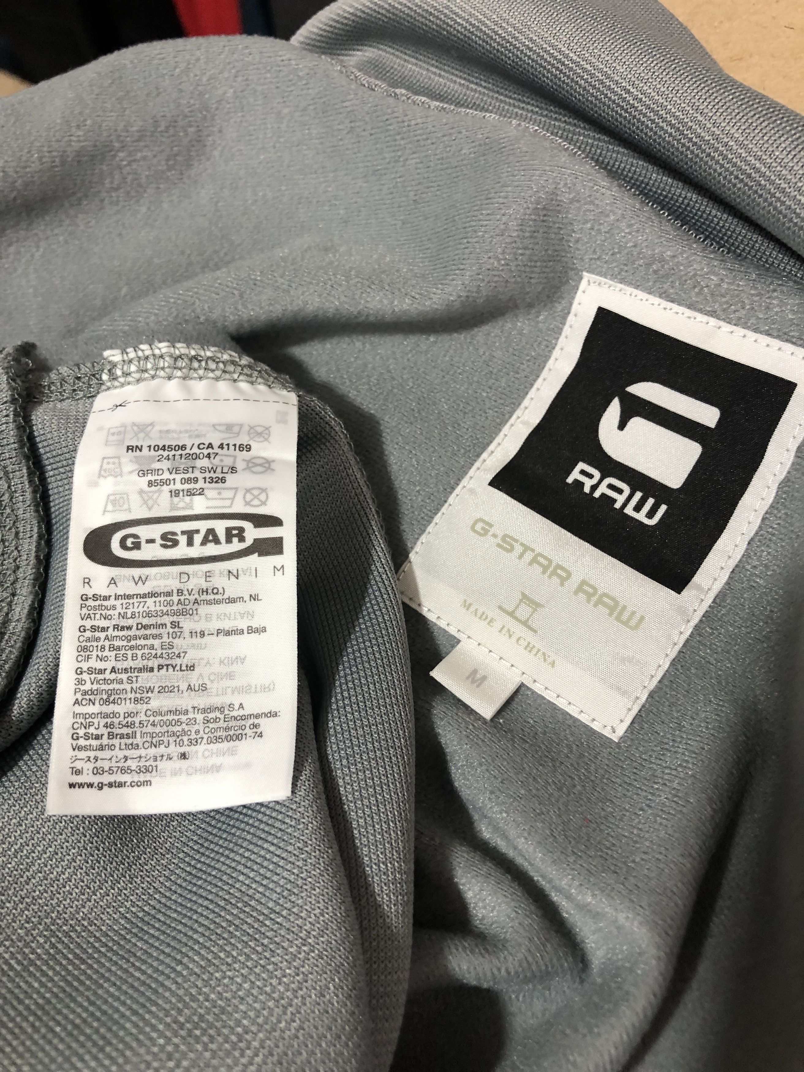 G-Star G-Star Raw Grid Vest Jacket Track Top Zip size M Size US M / EU 48-50 / 2 - 9 Thumbnail