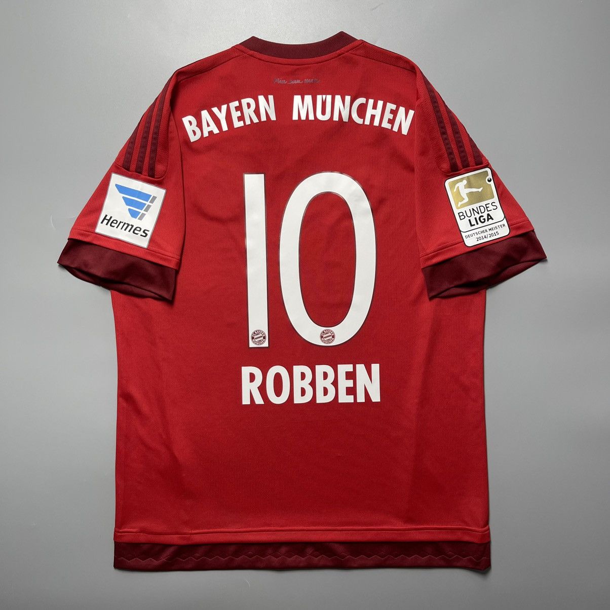 Vintage BAYERN ADIDAS 2015/2016 FOOTBALL HOME JERSEY #10 ROBBEN Size US L / EU 52-54 / 3 - 1 Thumbnail