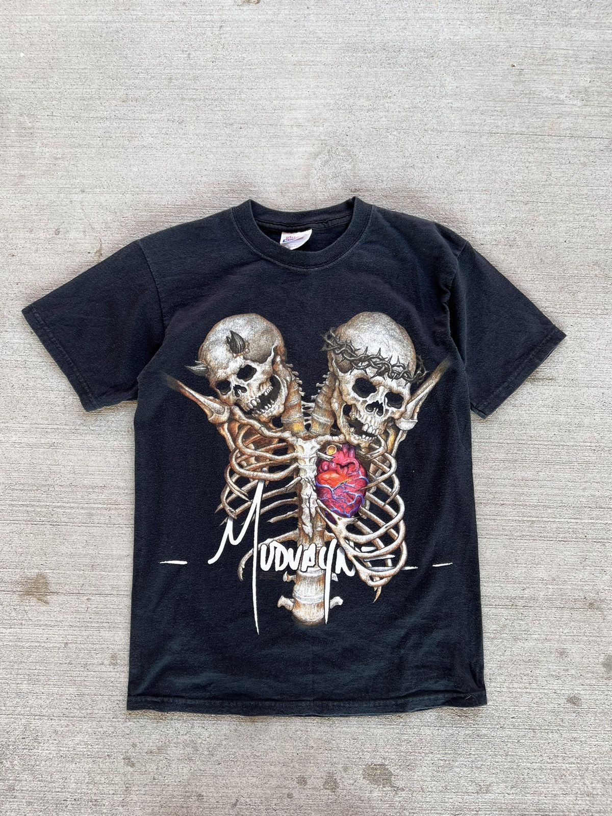 Japanese Brand × Vintage Vintage Skeleton Graphic Tee Y2K 00s JNCO Size US XS / EU 42 / 0 - 1 Thumbnail