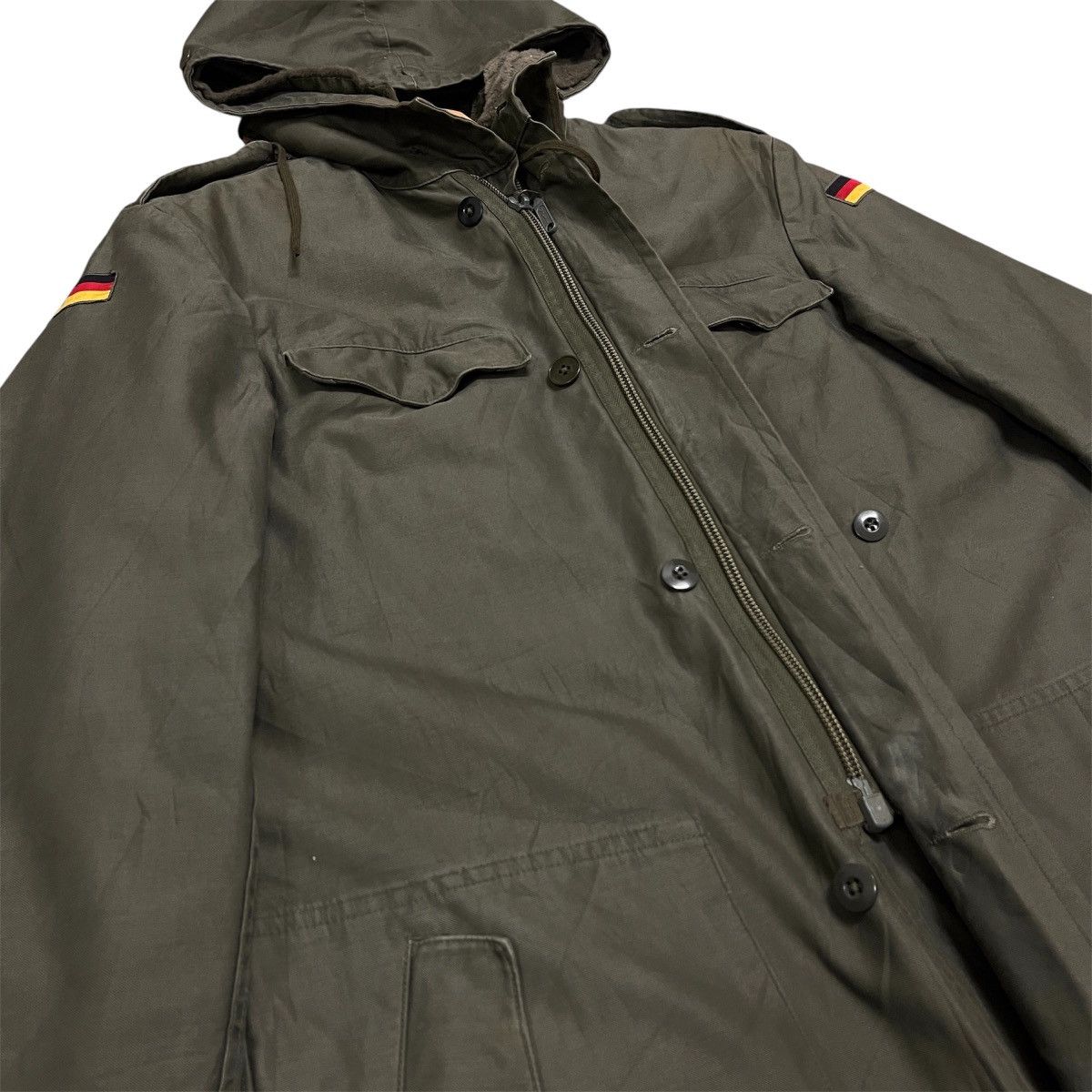 Vintage Vintage 80s German Army Military Issue Field Parka Jacket Size US XL / EU 56 / 4 - 11 Thumbnail
