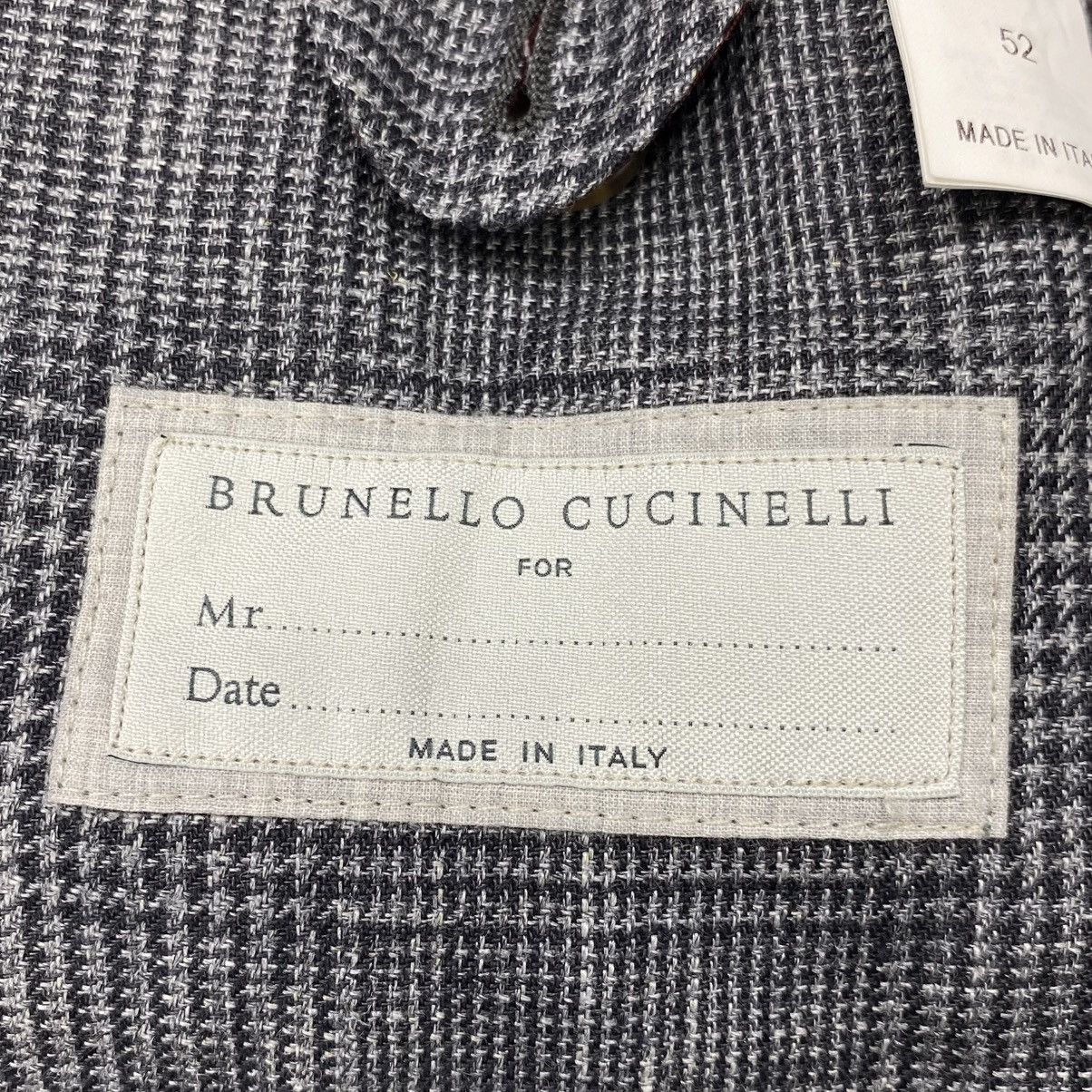Brunello Cucinelli Nailshead Blazer Size 52S - 6 Thumbnail