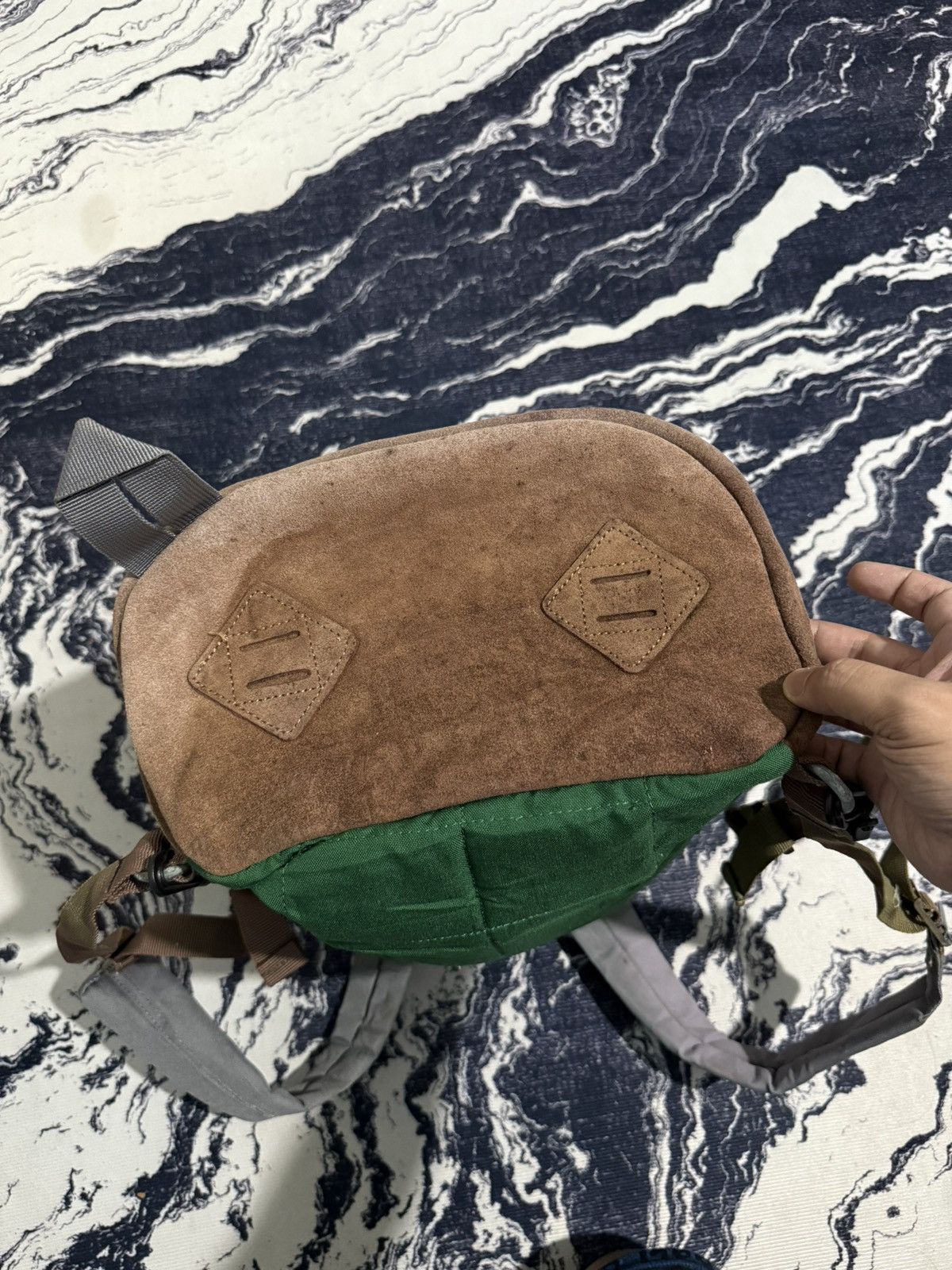 Columbia Vintage columbia nylon cow leather backpack Size ONE SIZE - 12 Thumbnail